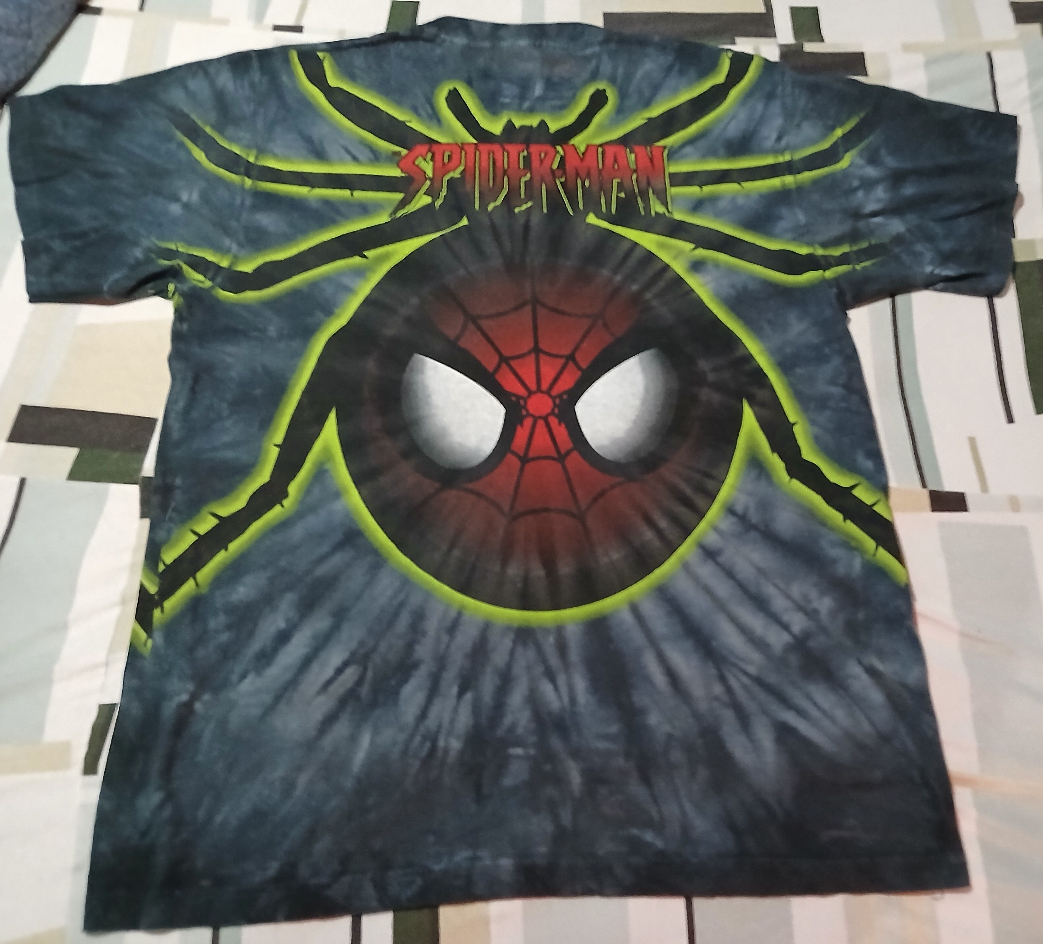 Marvel Comics Vintage Spiderman Marvel shirt 90 oficial rare Size US XL / EU 56 / 4 - 2 Thumbnail
