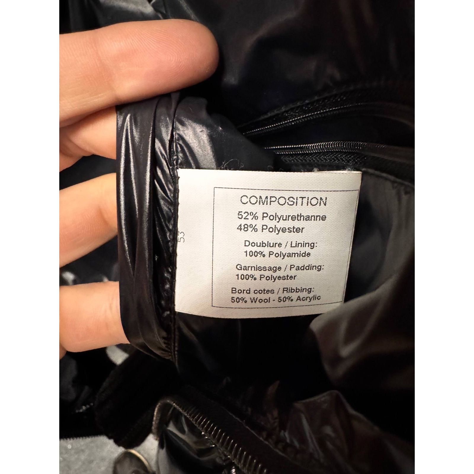 Chanel Chanel Fall 2011 Black Polyurethane Fitted Jacket FR40 Size M / US 6-8 / IT 42-44 - 5 Thumbnail