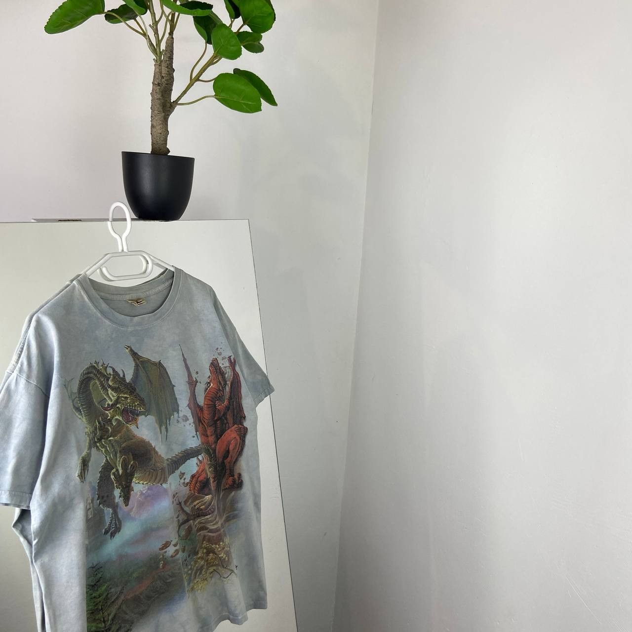 The Mountain Vintage Dragon Allover Print Japanese Style T-Shirt Size US L / EU 52-54 / 3 - 1 Thumbnail