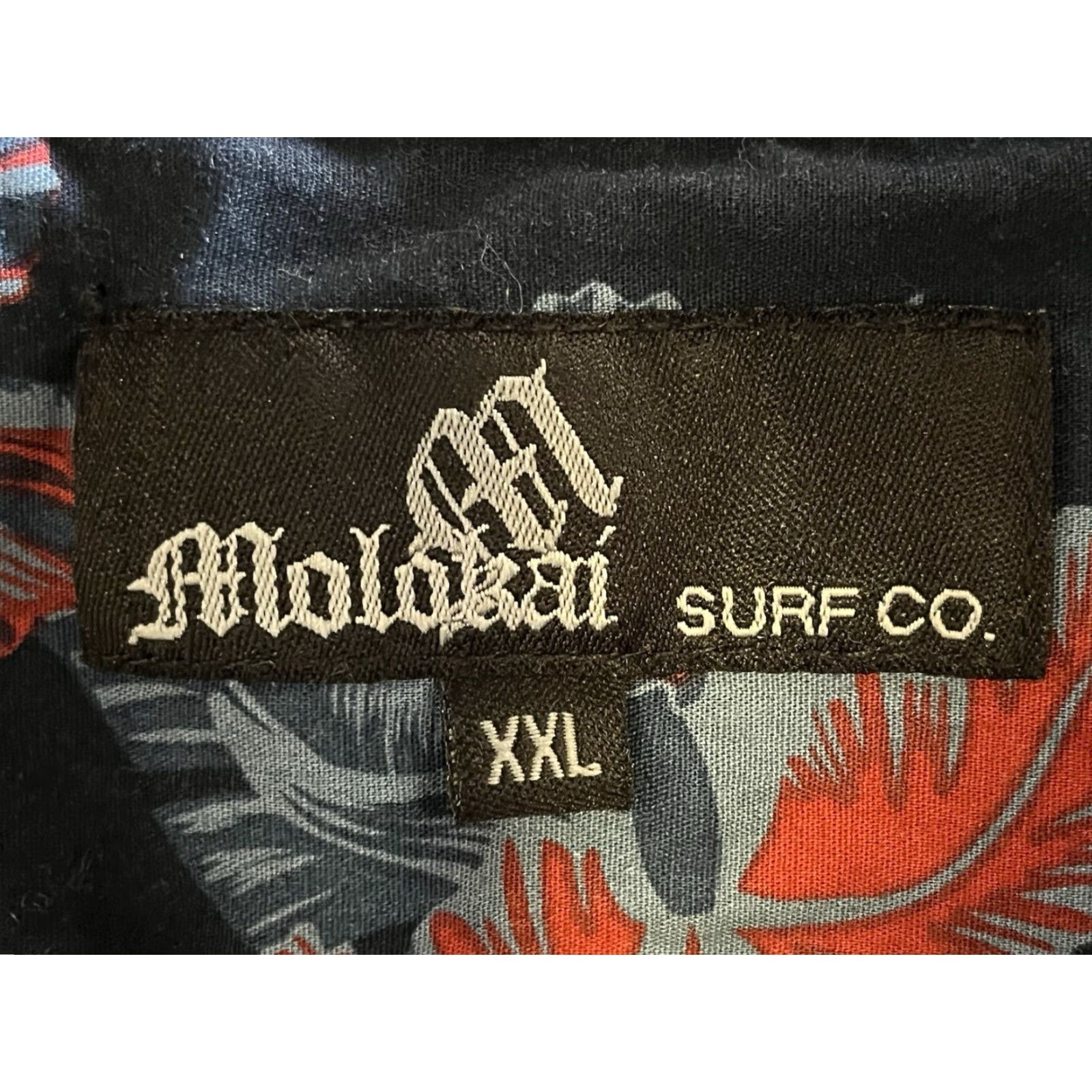 CO MOLOKAI SURF CO Hawaiian Shirt Short Sleeve BLUE Men’s 2XL Shirt Mens Button-Up Hawaiian 2XL Blue Size US XXL / EU 58 / 5 - 6 Thumbnail
