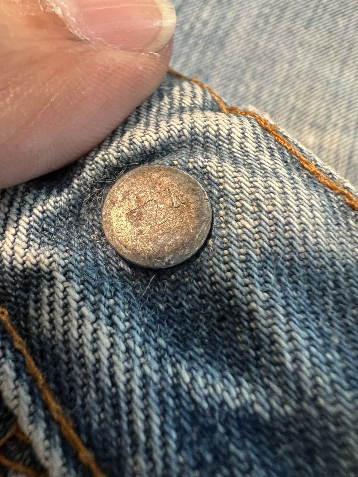 Levi's × Vintage Vintage 80’s Small e Levi’s 501 Selvedge Jeans 524 button Size US 33 - 6 Thumbnail