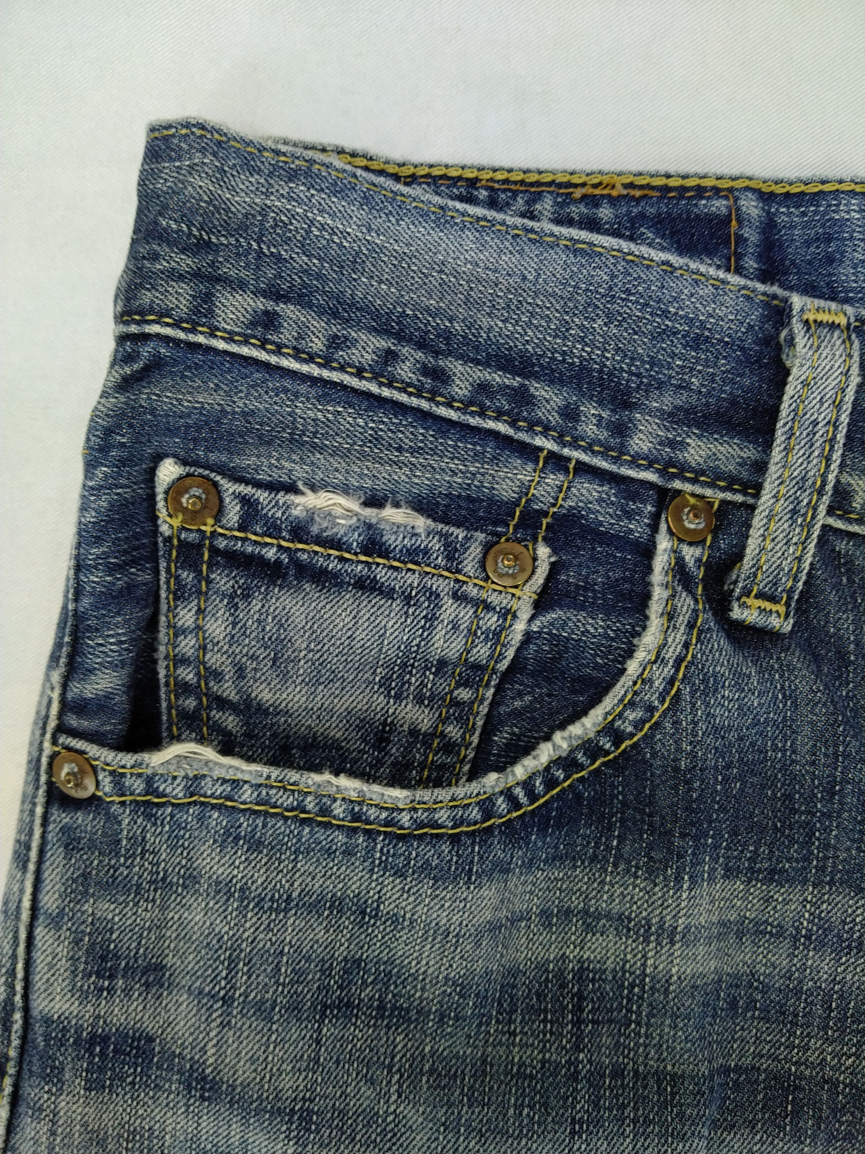 Levi's Blue Vintage Levi's 502 Distressed Ripped Denim -JN167 Size US 30 / EU 46 - 11 Thumbnail