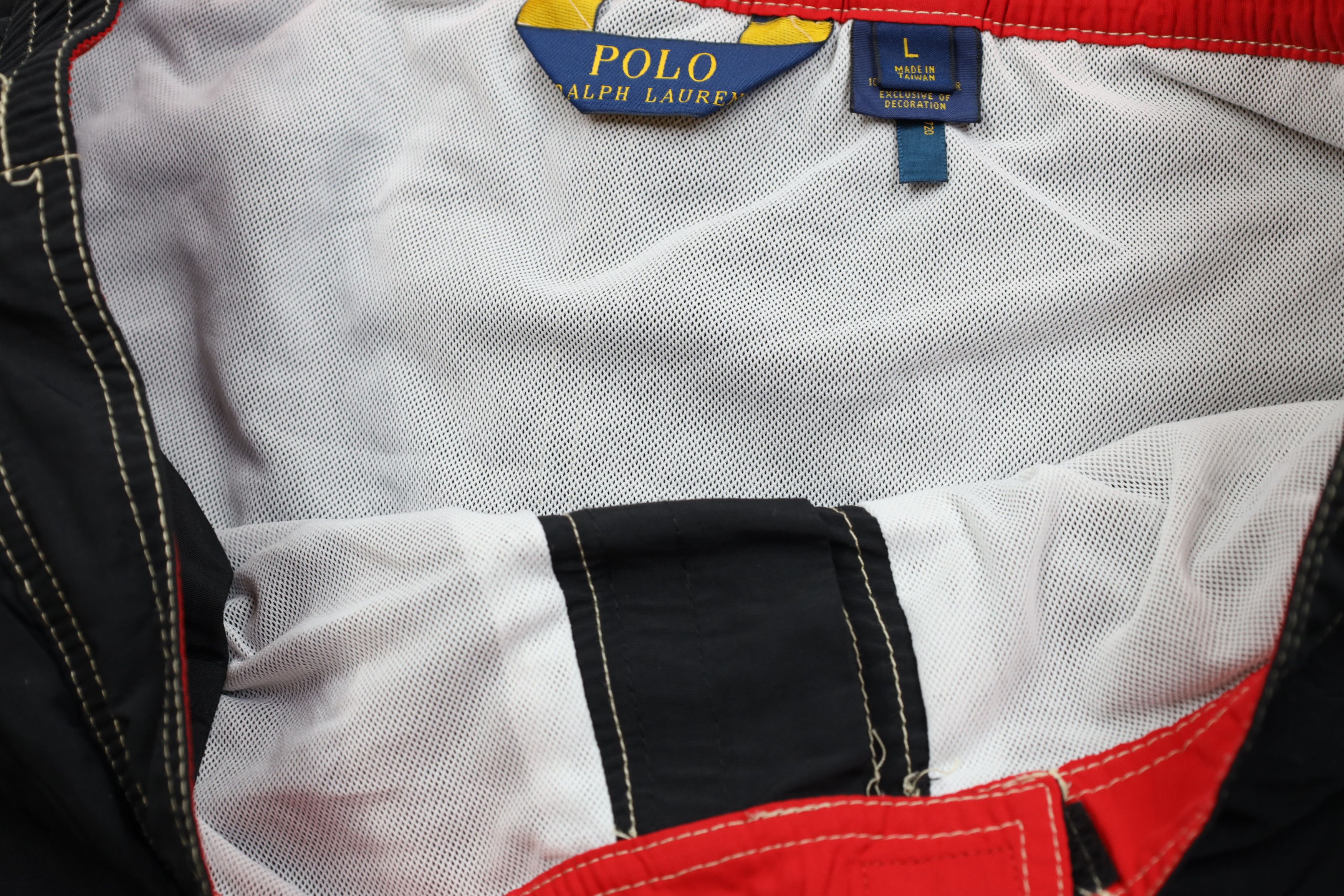 Ralph Lauren Vintage Y2K Ralph Lauren Lined Above Knee Shorts Swim Trunks Size US 34 / EU 50 - 8 Thumbnail