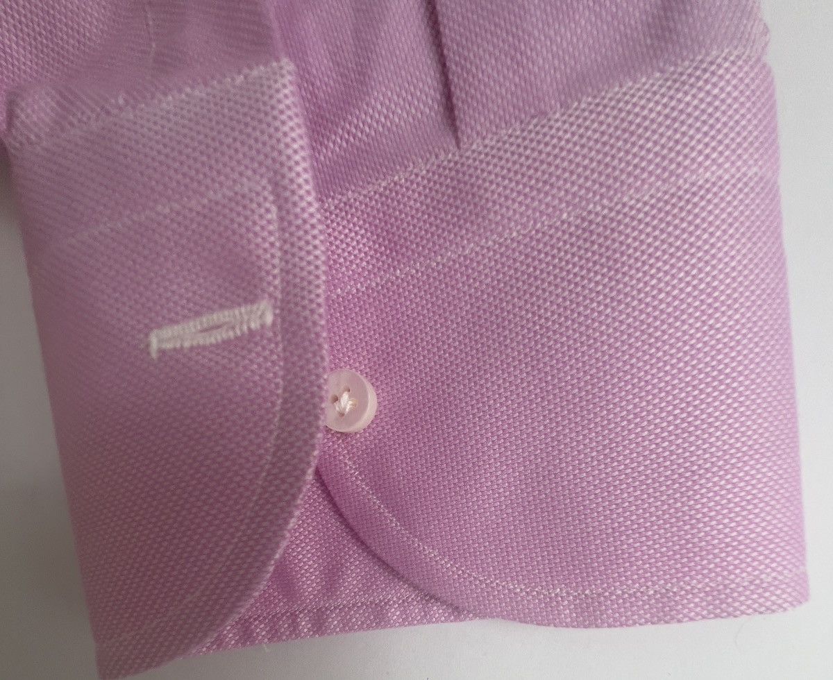 Other Gaetano Ippolito Napoli Dress Shirt – Microcheck Pink Size US L / EU 52-54 / 3 - 6 Thumbnail