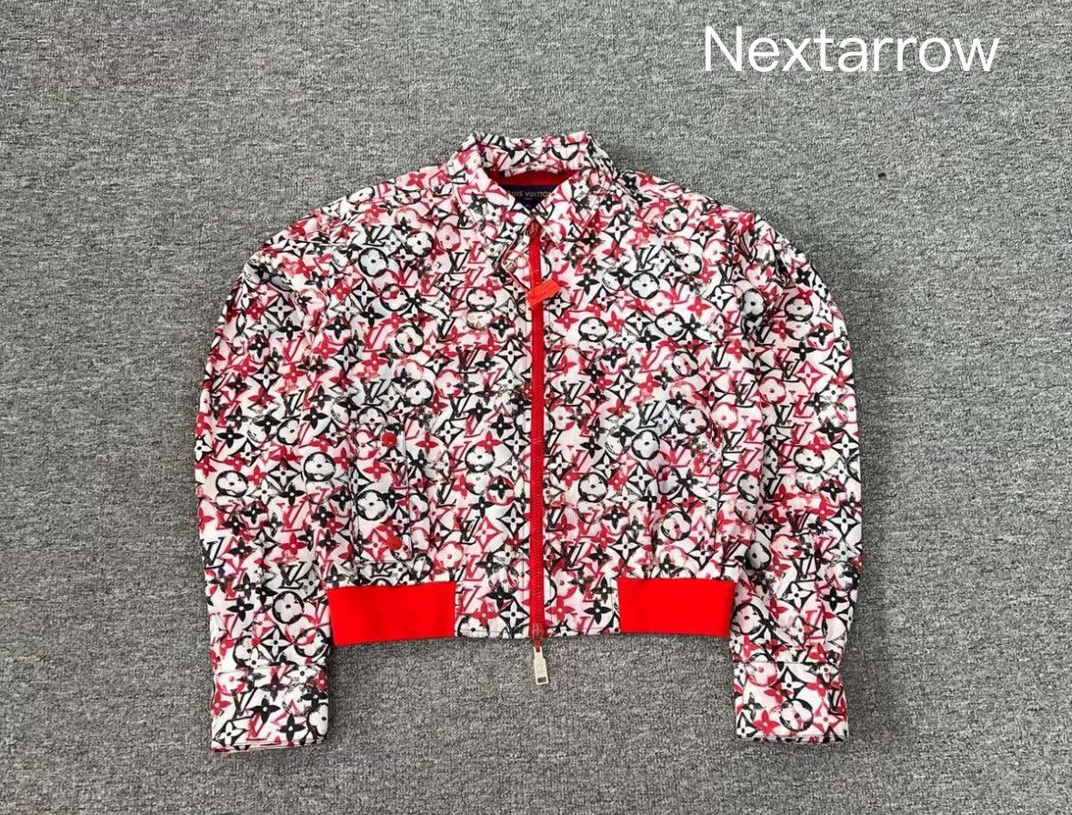 Louis Vuitton Louis Vuitton Lv printed vintage collar jacke Size US M / EU 48-50 / 2 - 1 Thumbnail