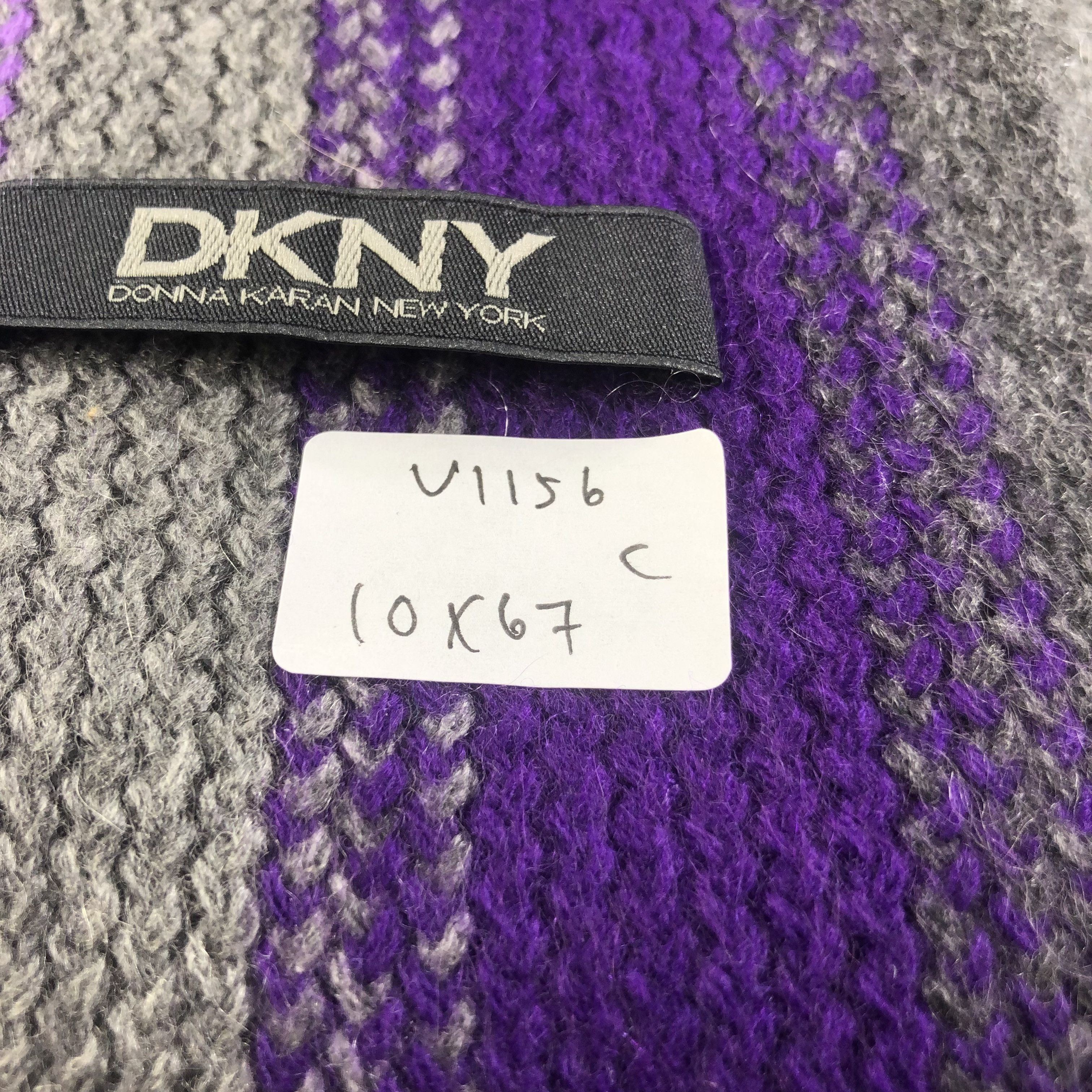 DKNY DKNY Cashmere Scarf Muffler V1156 Size ONE SIZE - 5 Thumbnail
