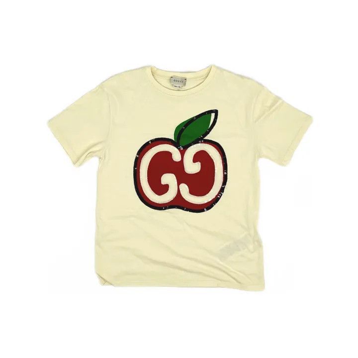 Gucci Gucci Sequin Apple Logo Short Sleeve T-shirt-2507 Size M / US 6-8 / IT 42-44 - 7 Thumbnail