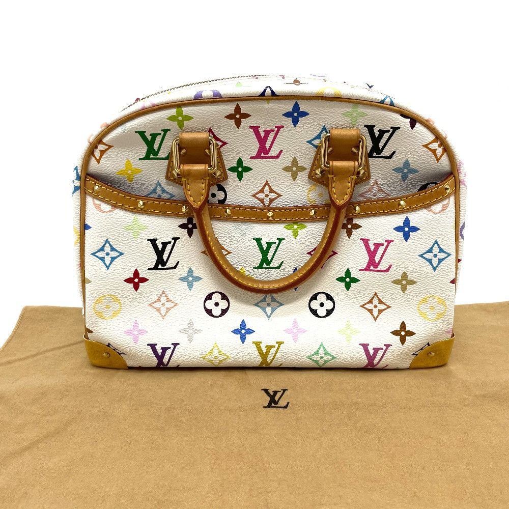 Louis Vuitton Trouville Mini Shoulder Bag Multicolor White