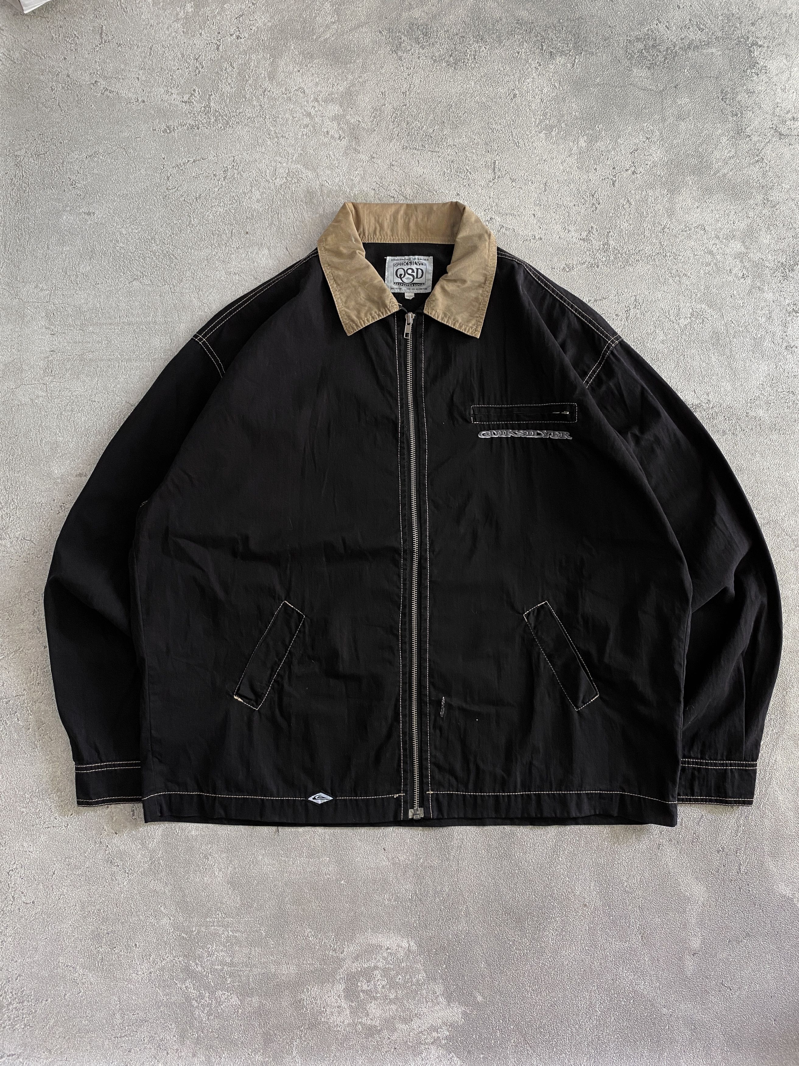 Quiksilver Vintage 90's Quiksilver Nylon Work Jackets Size US M / EU 48-50 / 2 - 1 Thumbnail