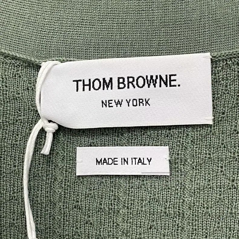 Thom Browne Thom Browne Teal Green Wool Cardigan Size US XS / EU 42 / 0 - 6 Thumbnail