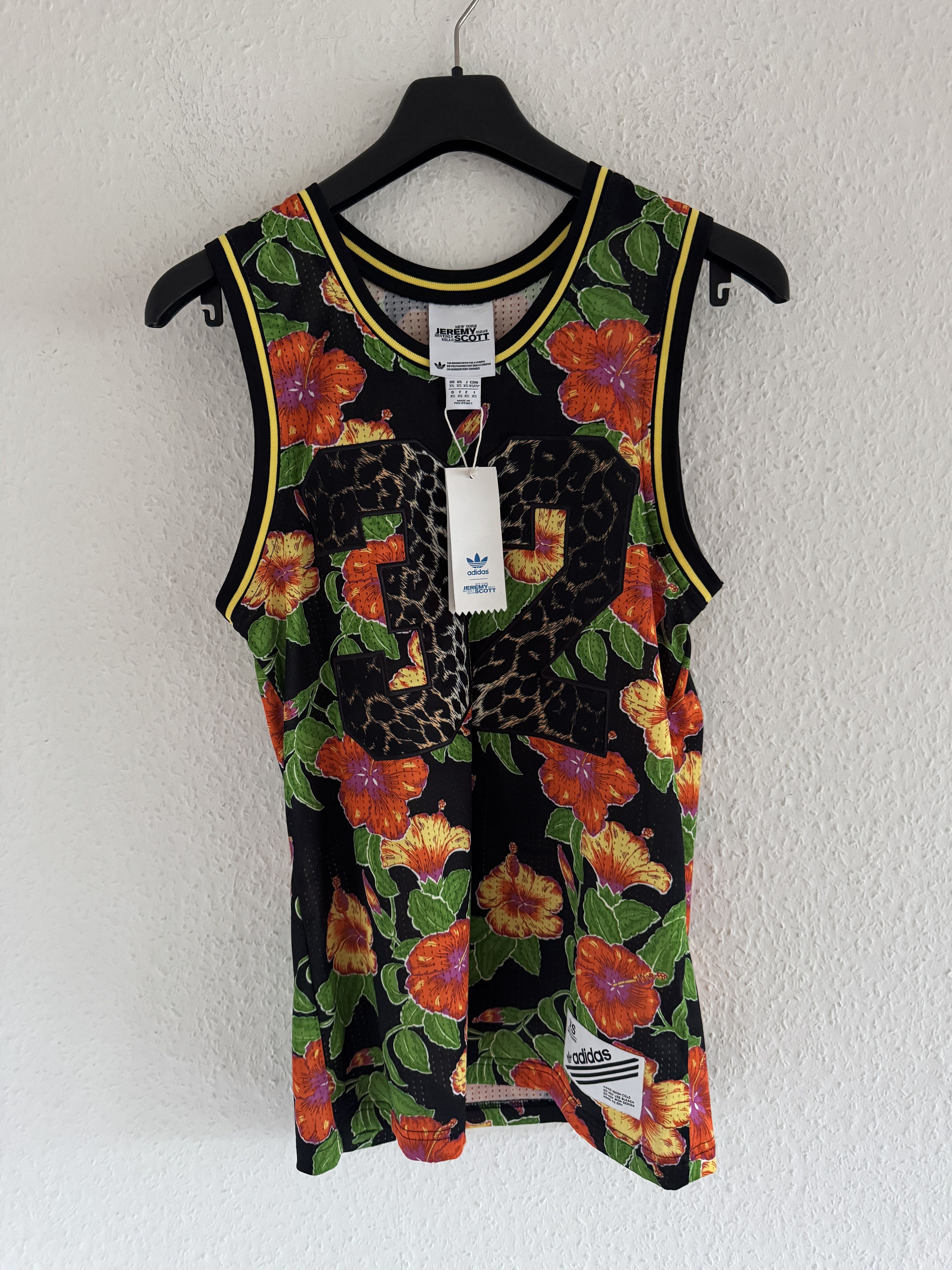 Adidas × Jeremy Scott Jungle Bones Tank Top Size US XS / EU 42 / 0 - 4 Thumbnail