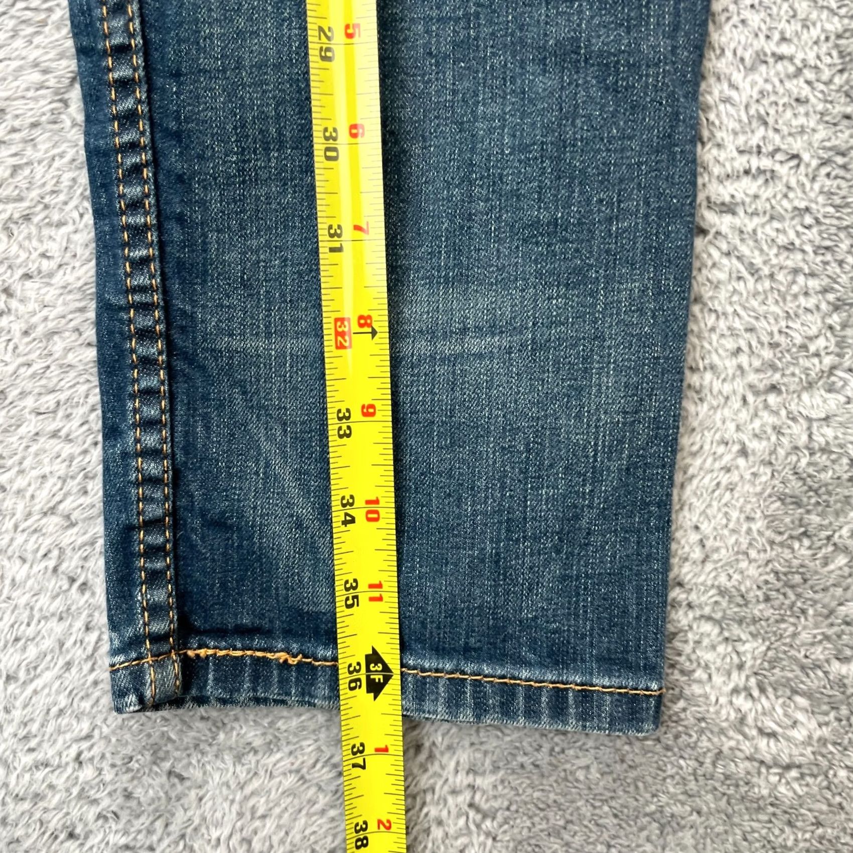 Levi's Levi's 502 Jeans Mens 30x30 Blue Tapered Denim Cotton Stretch Logo 5-Pocket Regular Fit Jeans Mens Blue Denim Logo Tapered 30x30 Size US 30 / EU 46 - 7 Thumbnail