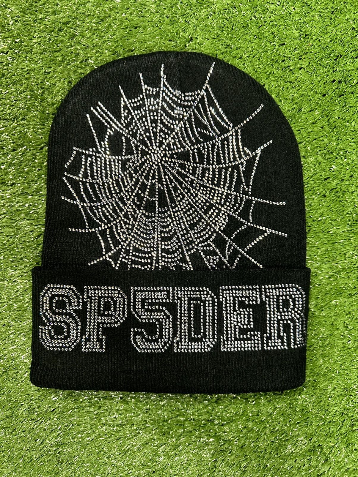 image of Spider Worldwide Sp5Der Web Beanie in Black, Men's