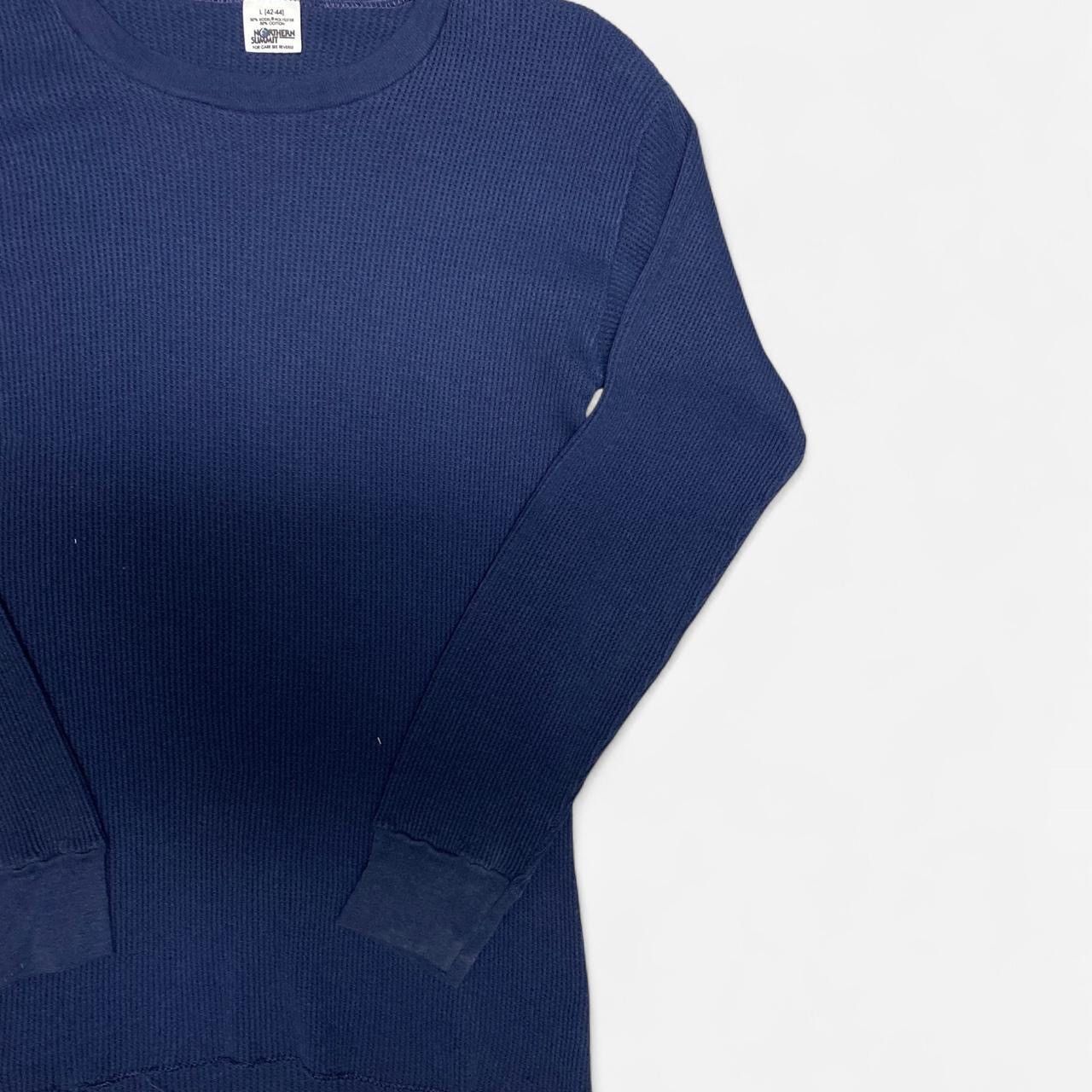 Other Vintage Northern Summit navy thermal waffle Longsleeve shirt Size US M / EU 48-50 / 2 - 2 Thumbnail