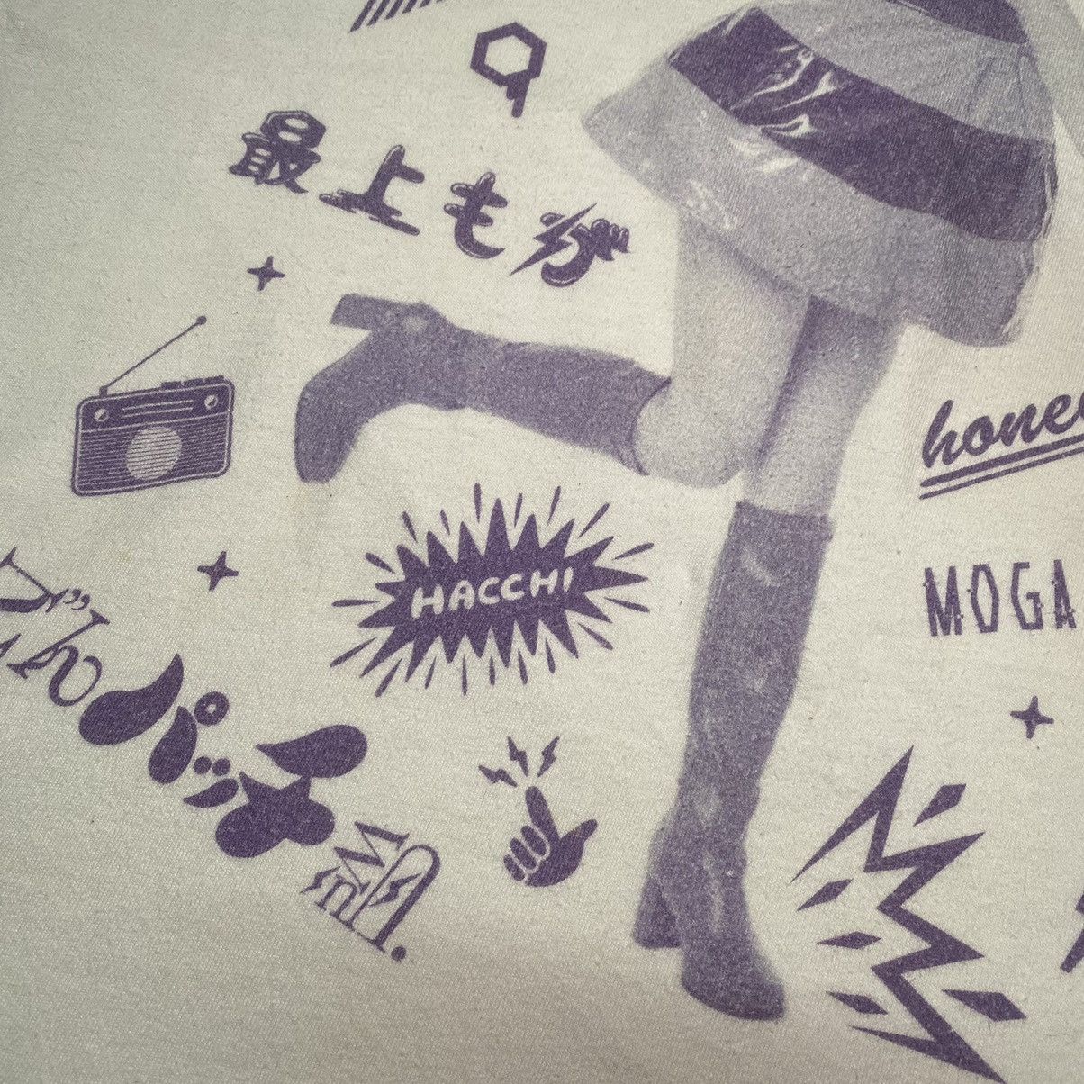 Band Tees × Japanese Brand × Vintage Moga Mogami Japanese Idol Waifu Promo T Shirt Size US XL / EU 56 / 4 - 8 Thumbnail