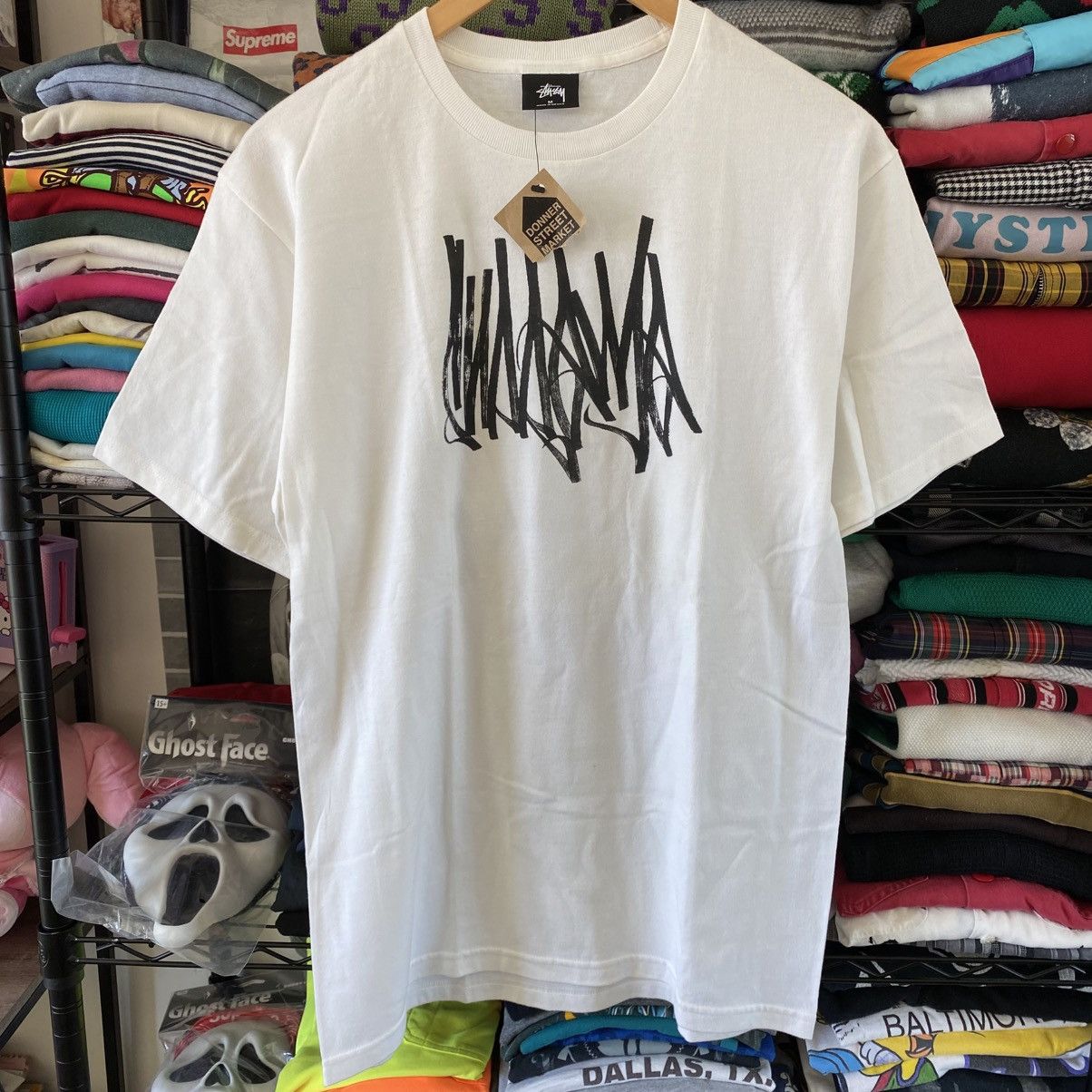 Supreme Supreme Jose Parla Graffiti T-Shirt White 2001 Sample Stussy Size US M / EU 48-50 / 2 - 1 Thumbnail