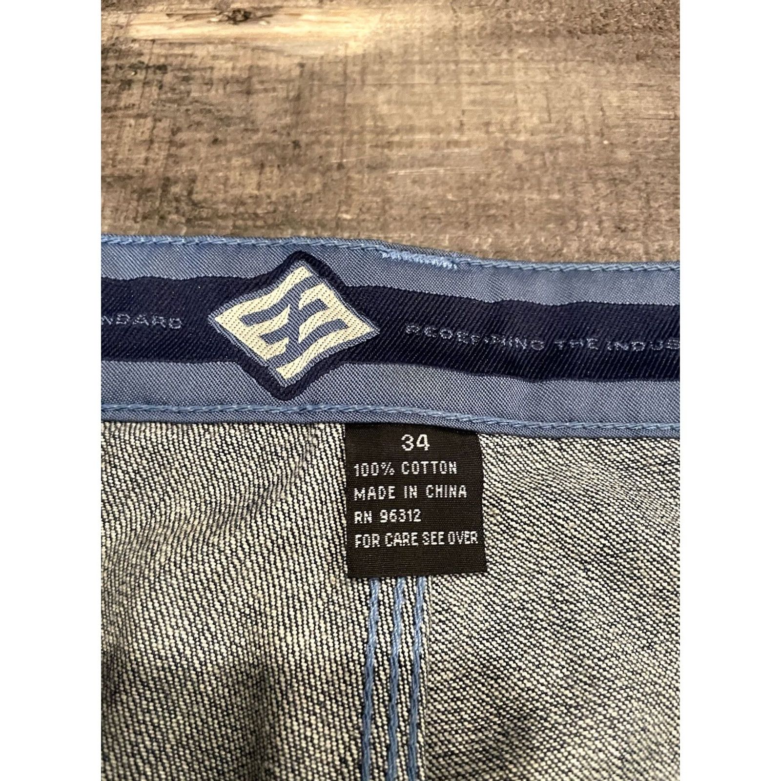 Enyce VINTAGE ENYCE Jeans Mens 34x32 Blue Wide-Leg Baggy Hip Hop Y2K Skate 90s Womens Size US 34 / EU 50 - 7 Thumbnail