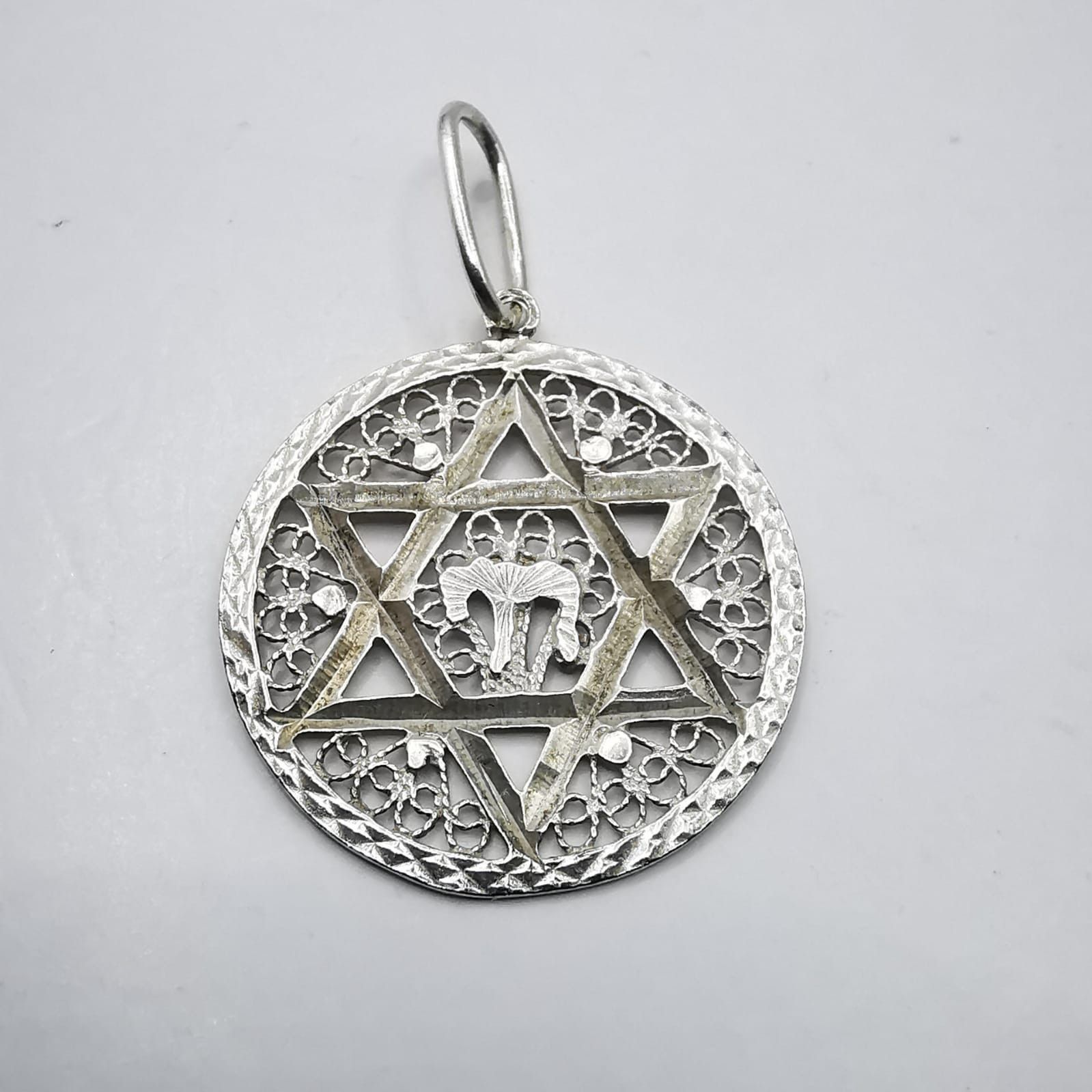 Vintage Vintage Pendant 925 Sterling Silver Jewelry, Handmade 1,77g Size ONE SIZE - 7 Thumbnail