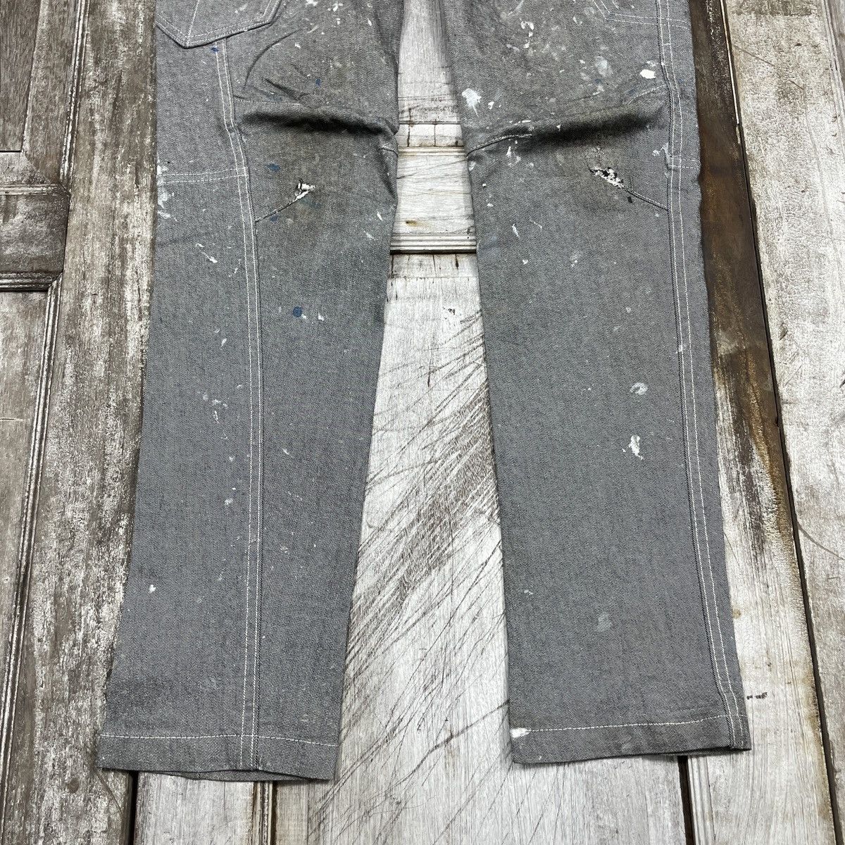 Japanese Brand × Vintage Vintage Japanese Brand Distressed Painted Cargo Pant Size US 31 - 3 Thumbnail