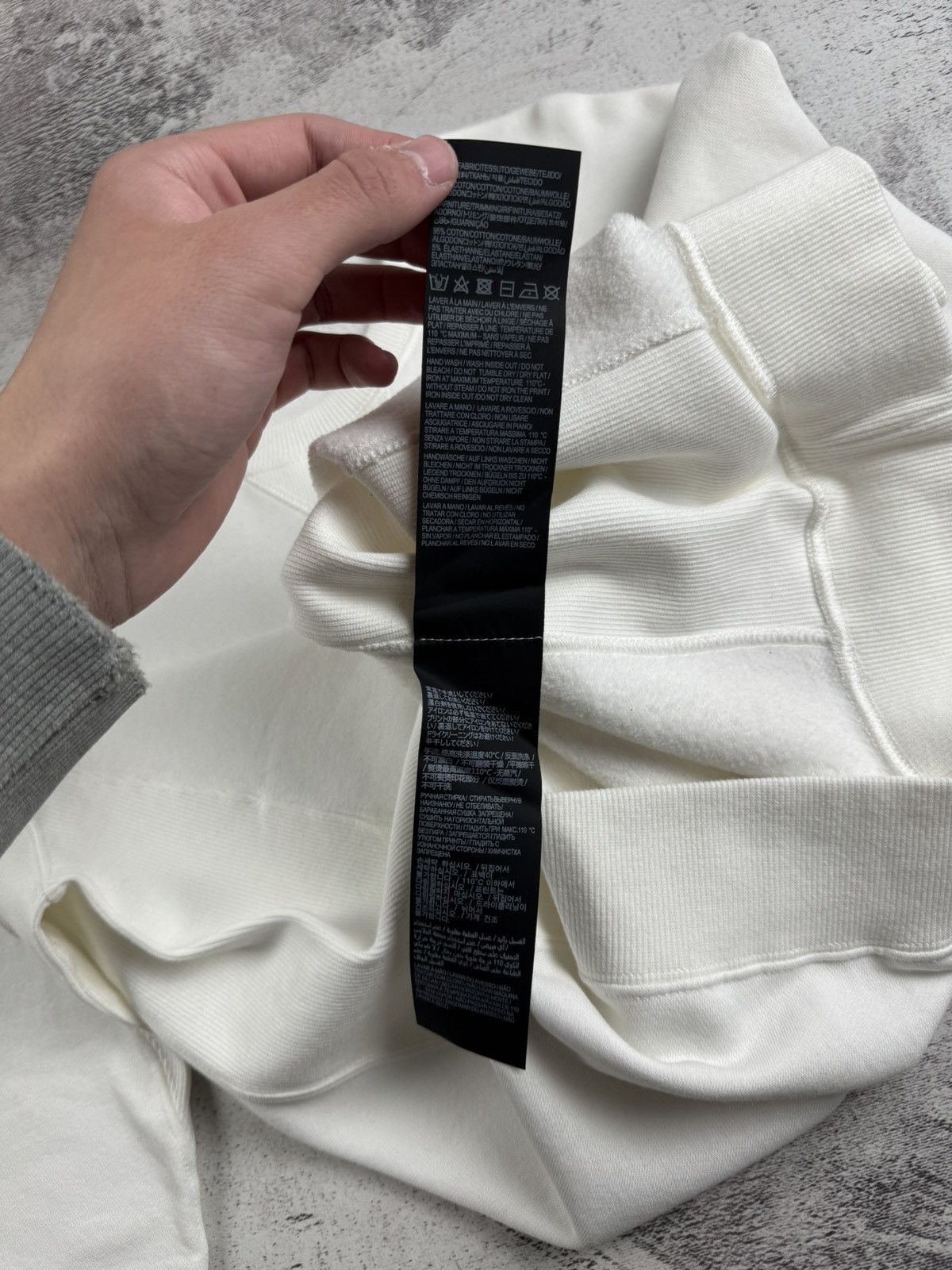 Saint Laurent Paris SAINT LAURENT Paris 2021 YSL Logo Cotton White Crew Sweatshirt Pullover Hoodie Size US L / EU 52-54 / 3 - 10 Thumbnail