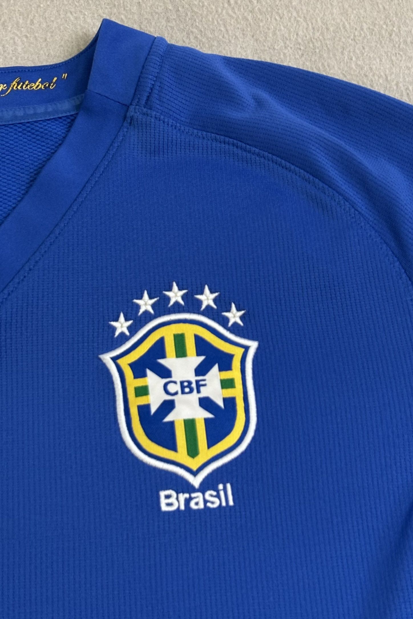 Nike Brazil 2008 Away Nike Football Jersey Large Size US L / EU 52-54 / 3 - 9 Thumbnail