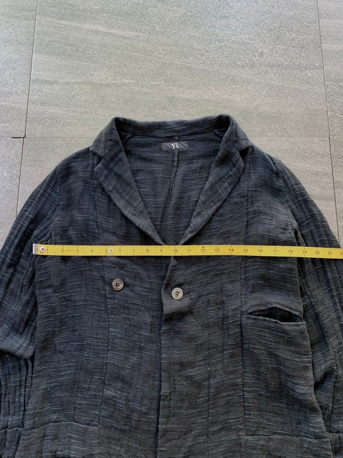 Yohji Yamamoto FREE TAX! Ys Knitted Textured Blazer Jacket Size US S / EU 44-46 / 1 - 10 Thumbnail