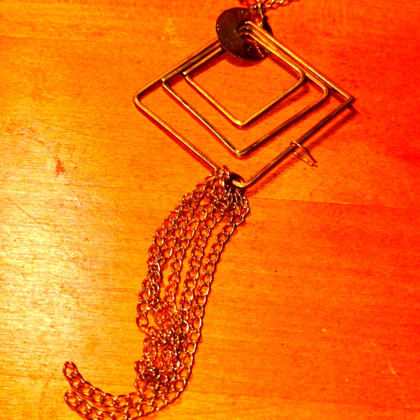 Vintage Vintage gold chain tassel necklace Size ONE SIZE - 2 Thumbnail