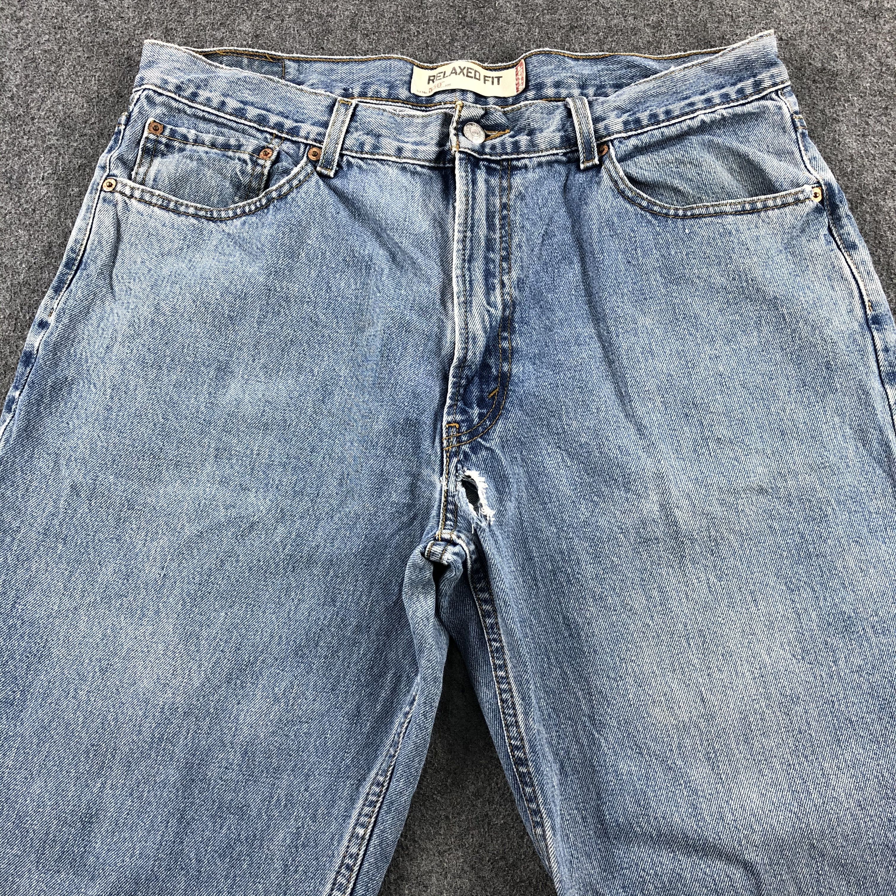 Levi's × Vintage Vintage Blue Wash Levis 550 Jeans-JM1959 Size US 37 - 3 Thumbnail