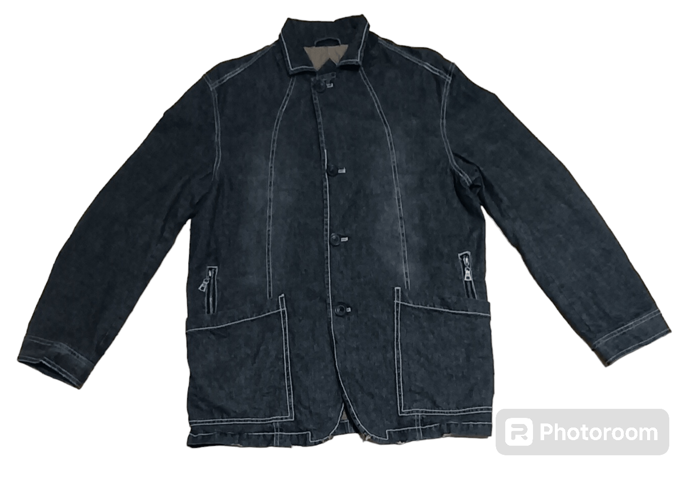 If Six Was Nine ALLFIX DESIGN SEASONED DENIM CHORE JACKET Size US L / EU 52-54 / 3 - 2 Thumbnail