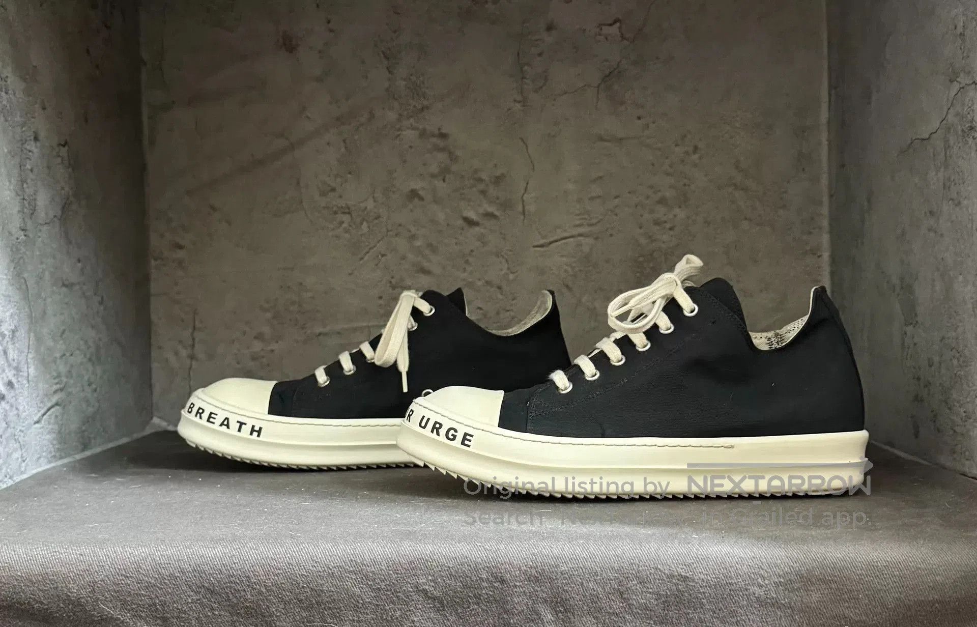 Rick Owens Rick Owens 23 Satin Sole Letter Converse. Size US 8 / EU 41 - 4 Thumbnail