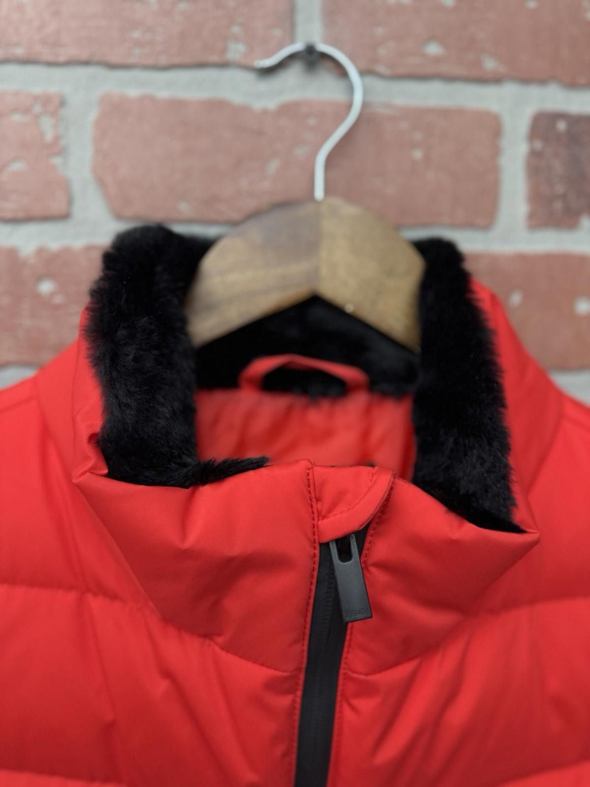 Fendi FENDI Men’s Red Down Jacket Mink Fur Coat (52) $1600 Size US L / EU 52-54 / 3 - 6 Thumbnail
