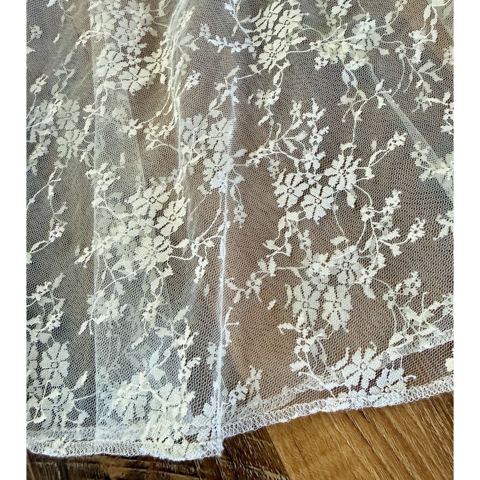 Victoria's Secret VTG Victoria's Secret Long Pink White Floral Nightgown Size ONE SIZE - 7 Thumbnail