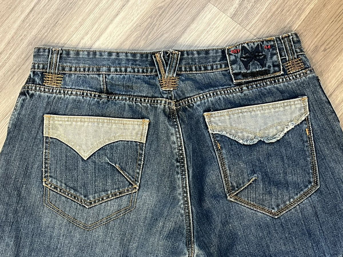 Japanese Brand Vintage Hornee Y2K Baggy Jeans JNCO style, Japanese Denim Size US 36 / EU 52 - 5 Thumbnail