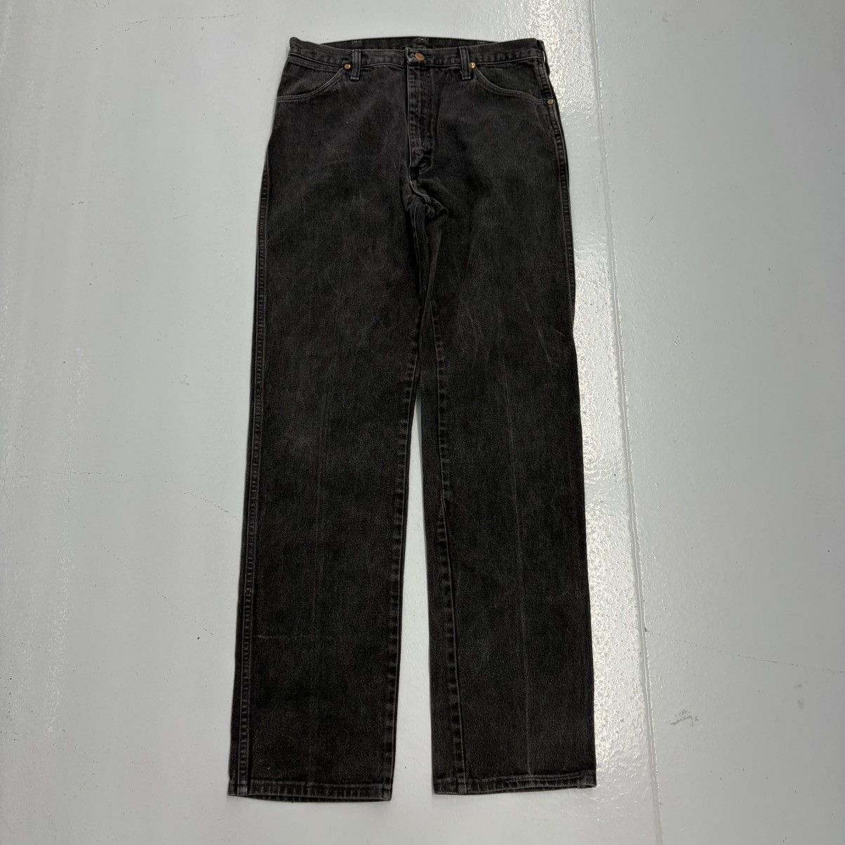 Wrangler Vintage 90s Wrangler Black Straight Leg Western Jeans 