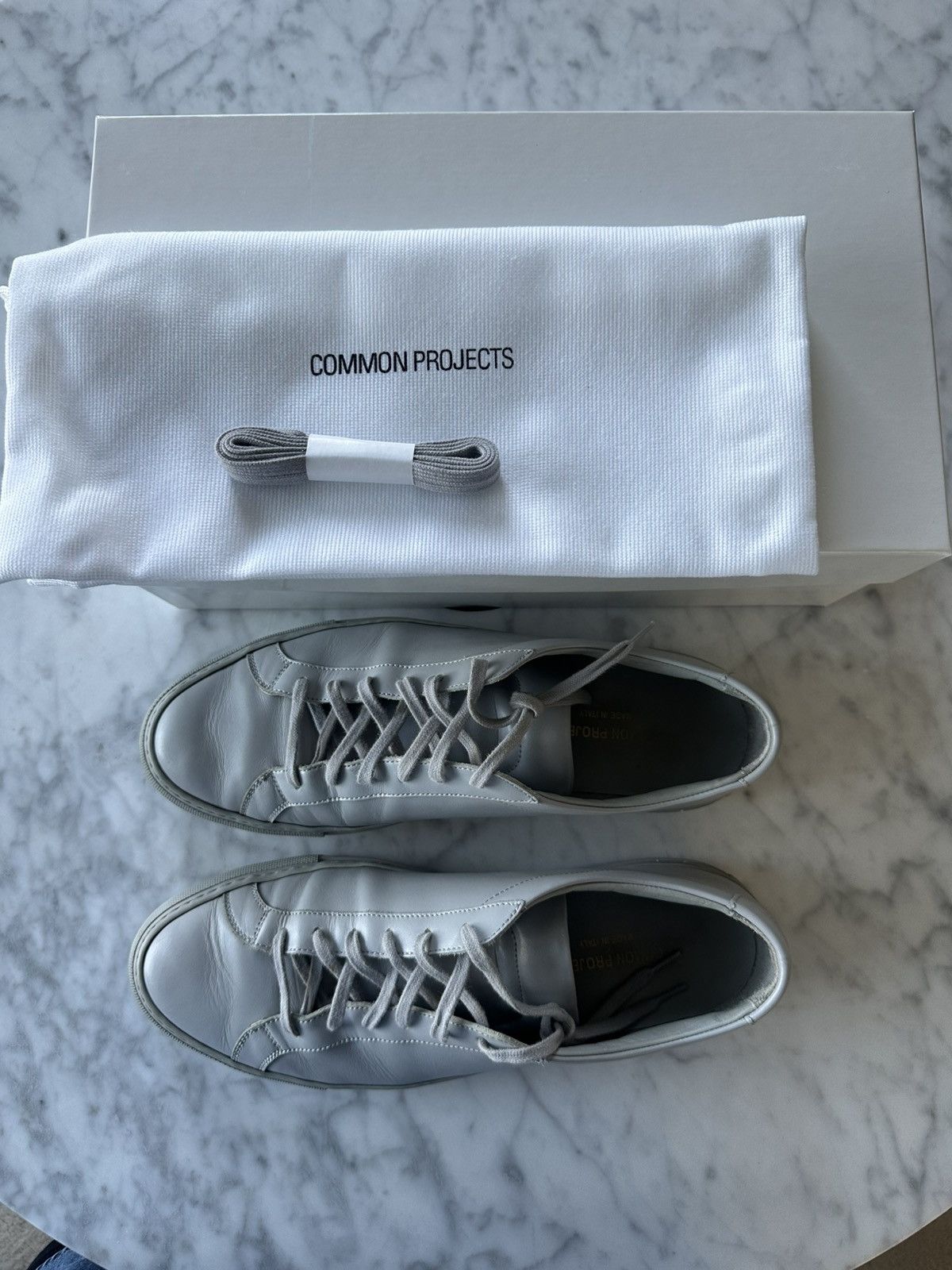 Common Projects Common Projects Original Achilles Low Grey Size 42 Grailed