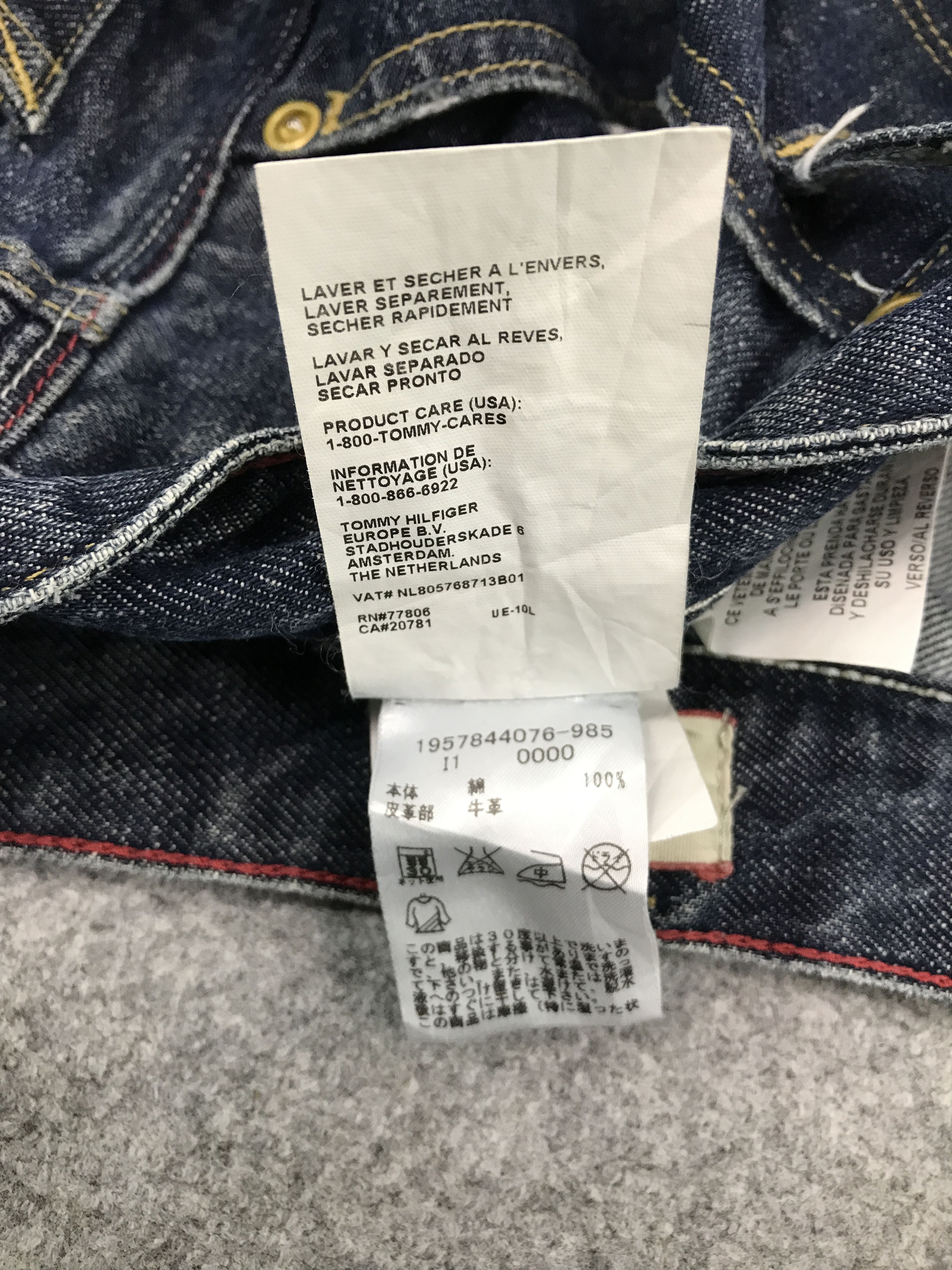 Tommy Hilfiger TOMMY HILFIGER DISTRESSED DENIM PANTS Size US 31 - 15 Thumbnail