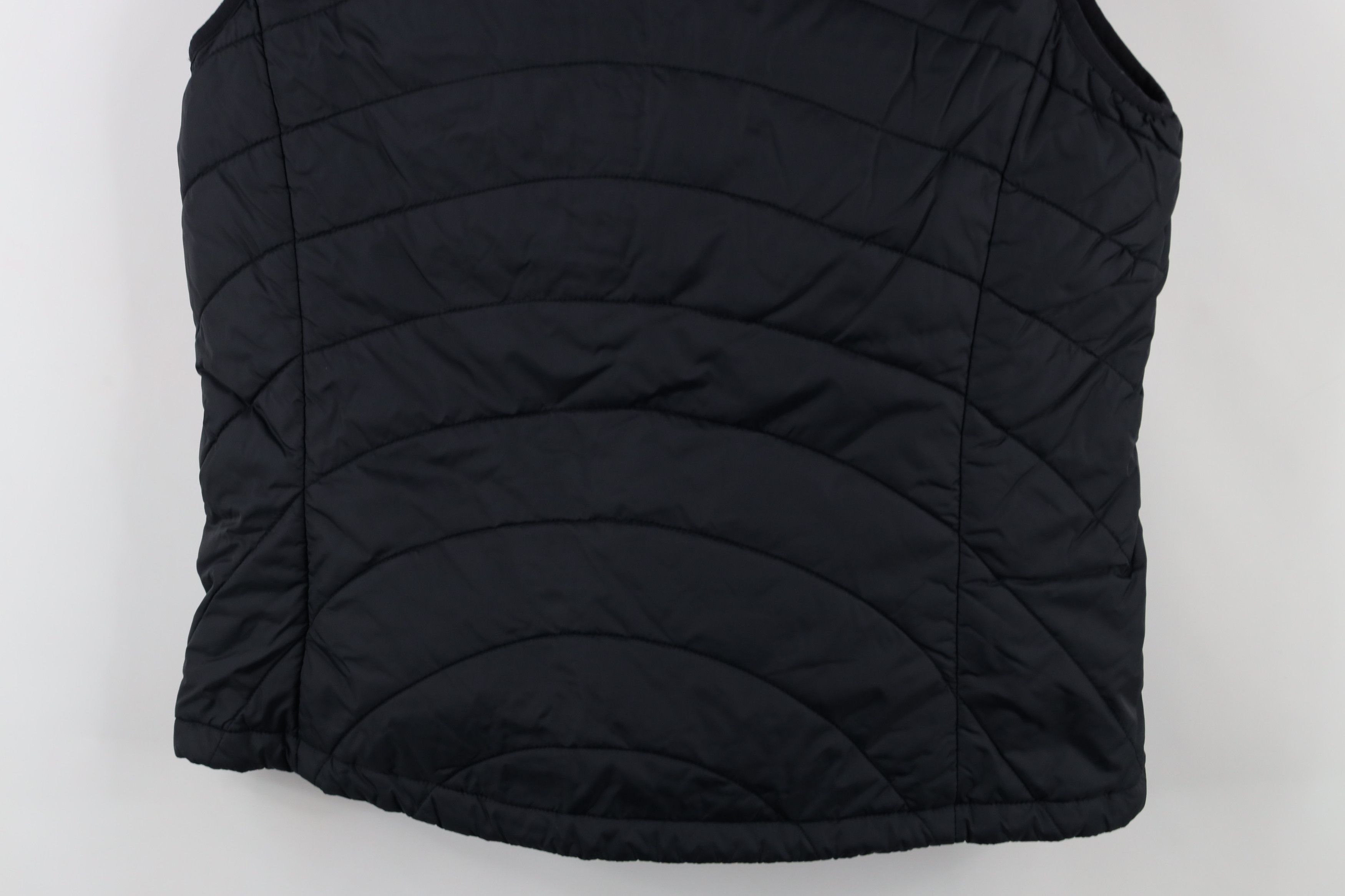 Lands' End × Vintage Vintage Lands End Blank Full Zip Puffer Vest Jacket Black Size M / US 6-8 / IT 42-44 - 14 Thumbnail