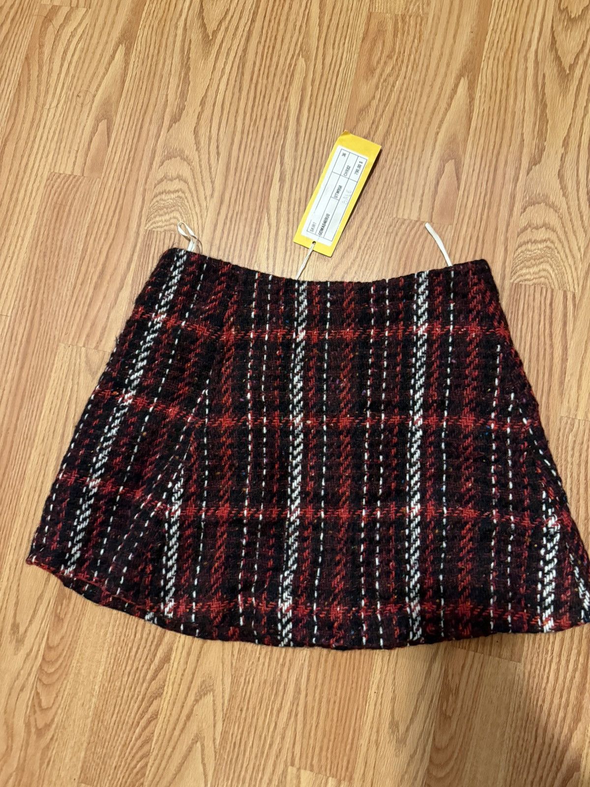 Marni Woman Mini skirt Red wool Marni Speckled Tweed Mini Skirt Size 36" / US 14 / IT 50 - 4 Thumbnail