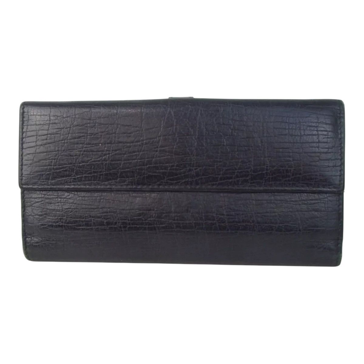 Gucci GUCCI Jackie Piston Clasp Closure Italian Leather Wallet Size ONE SIZE - 2 Thumbnail