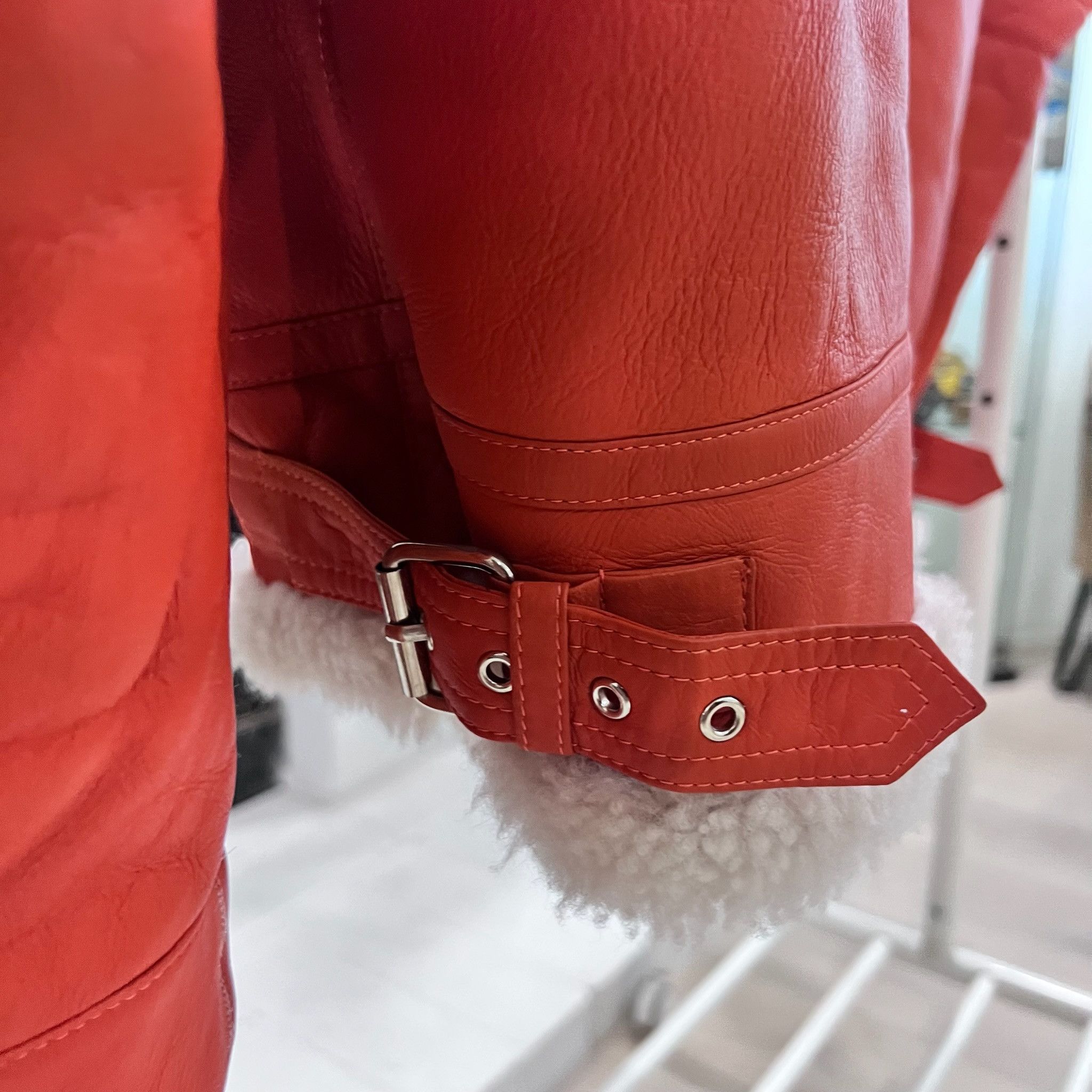 Opening Ceremony Opening Ceremony Exclusive Leather Shearling Flight Jacket Size US L / EU 52-54 / 3 - 7 Thumbnail