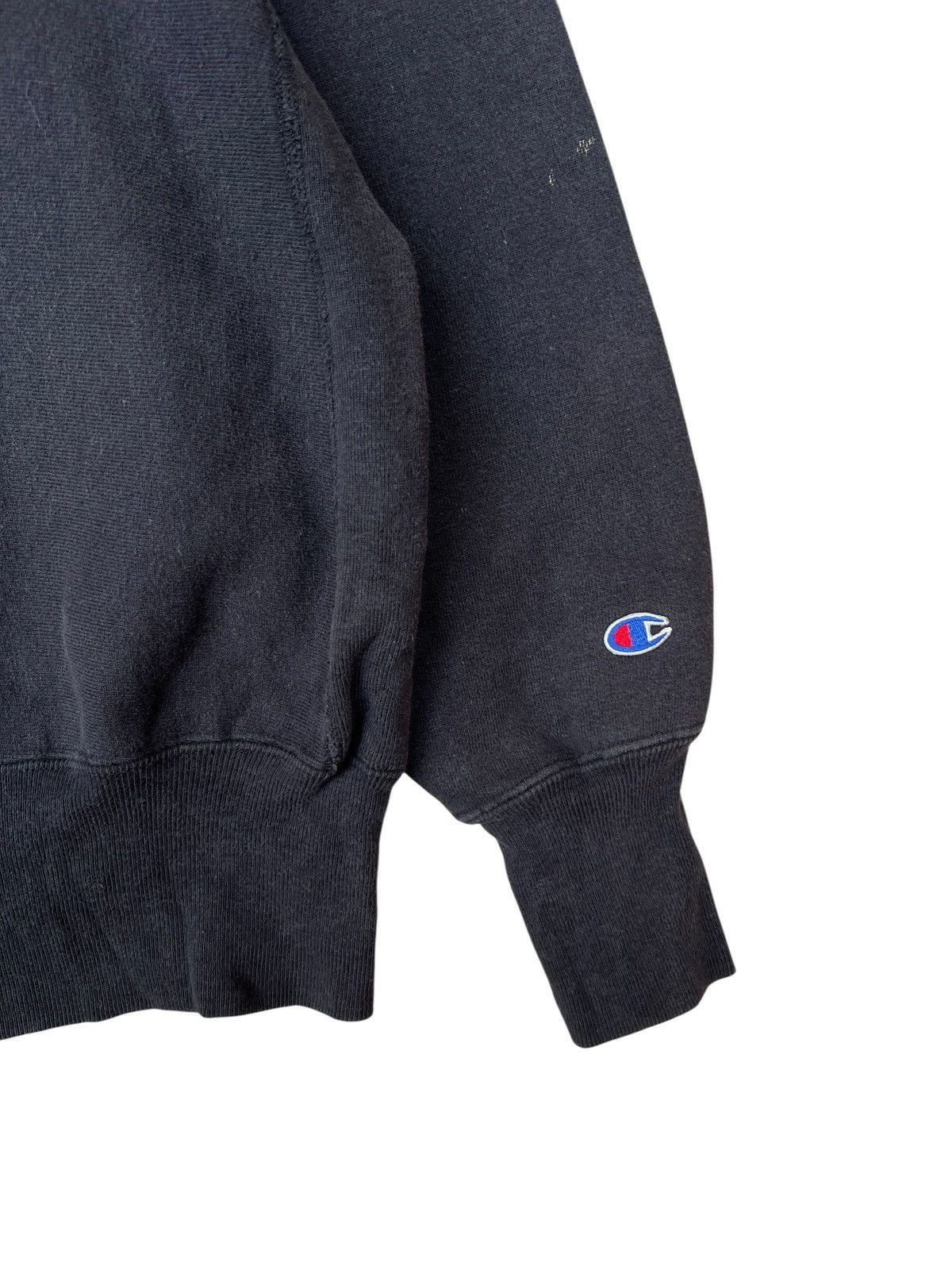 Champion Vintage 90s Champion Reverse Weave Made Usa Black Sweatshirt Size US M / EU 48-50 / 2 - 7 Thumbnail
