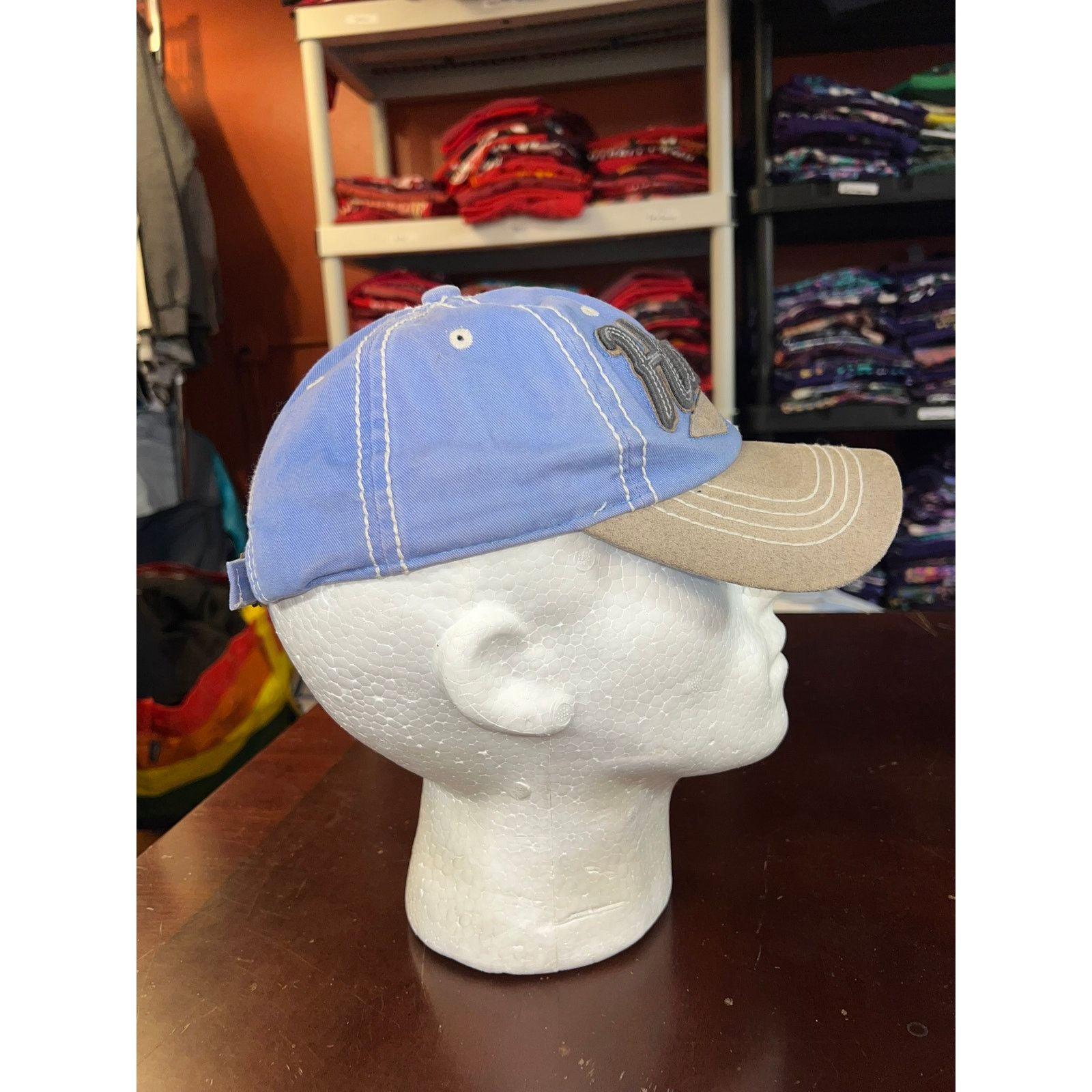 Vintage Vintage Houston Texas Hat TX Star Blue Cap Headwear OS Size ONE SIZE - 6 Thumbnail