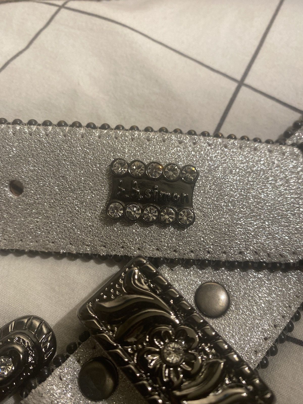 B.B. Simon B.B. Simon California Rhinestone Belt - SIZE 32 Size 32 - 3 Thumbnail
