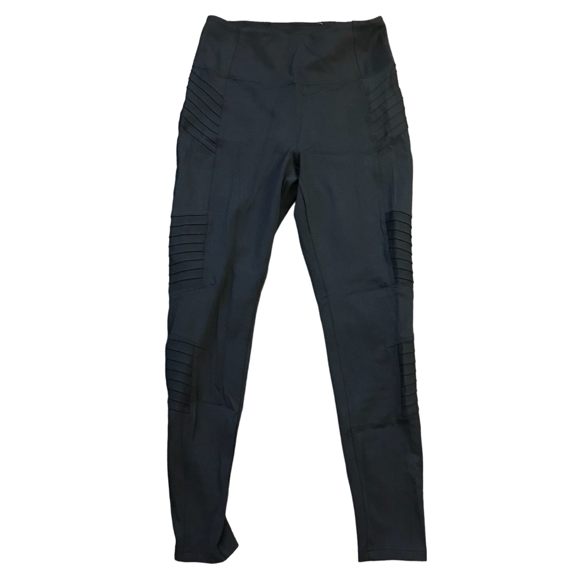 Athleta Athleta Delancey Moto Tight Leggings Women's Medium Black Zi Size 27" / US 4 / IT 40 - 1 Thumbnail