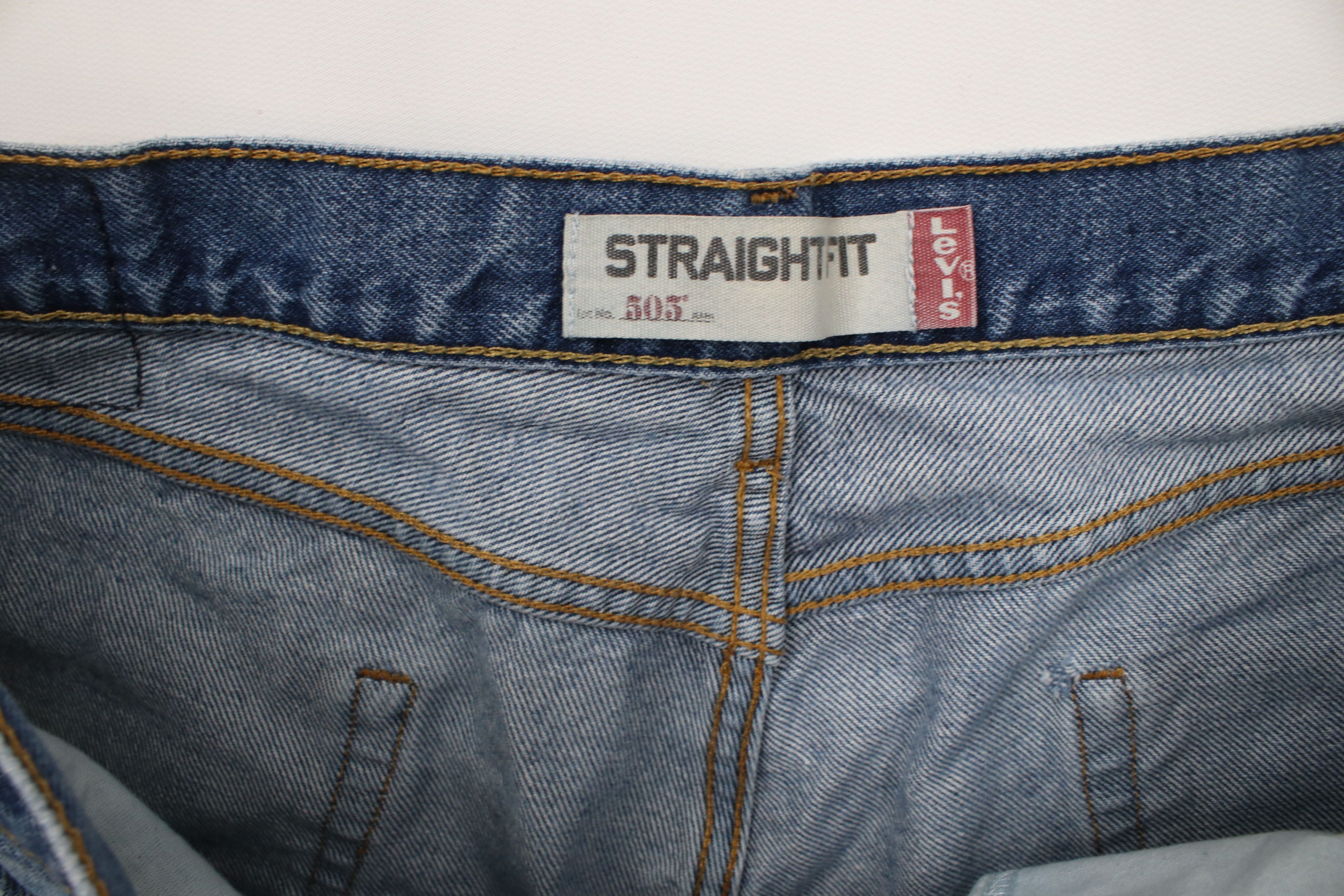 Levi's × Vintage Vintage Y2K Levis 505 Regular Fit Straight Leg Denim Jeans Size US 35 - 11 Thumbnail