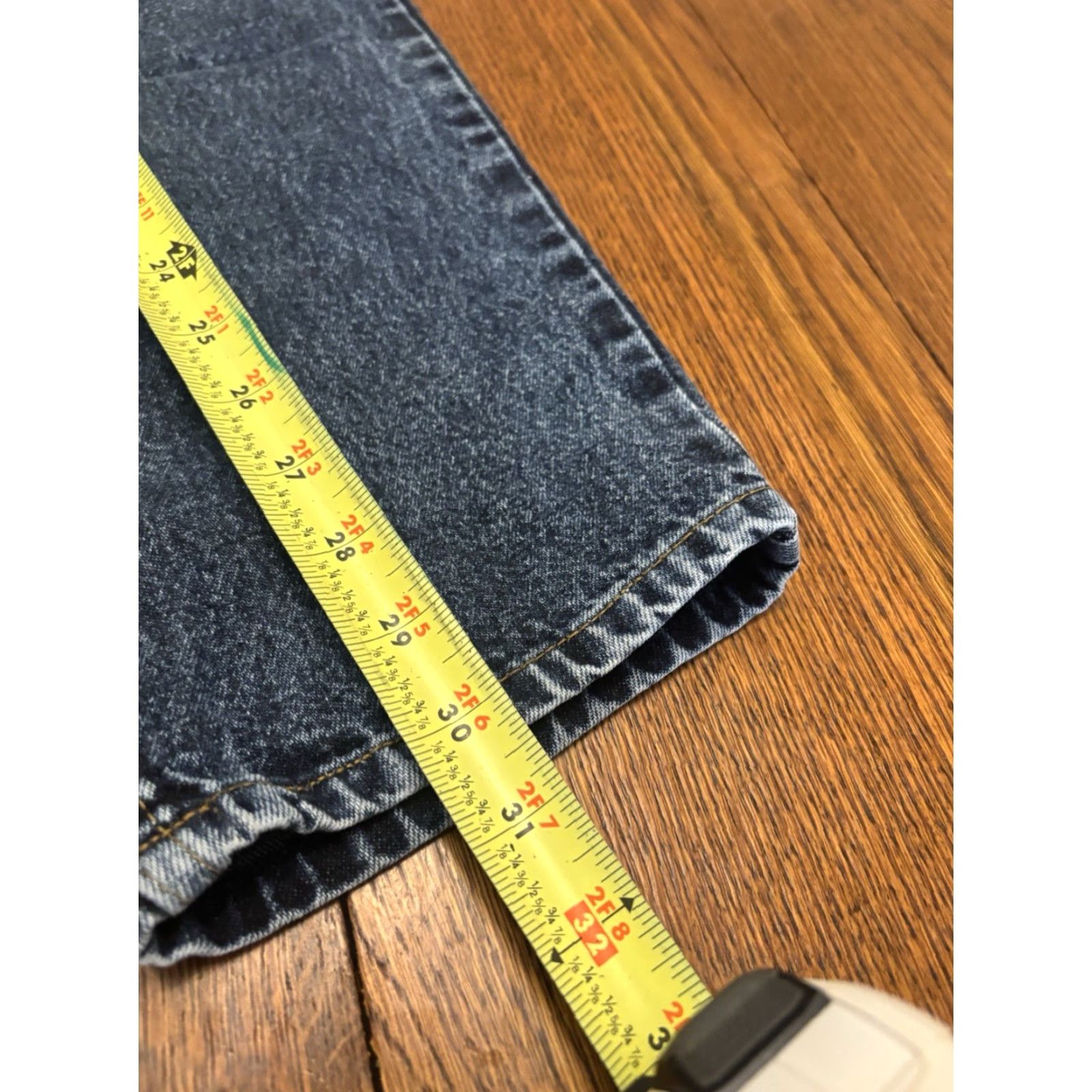 Levi's VINTAGE Levi's Silver Tab Paper Bag Waist Womens 30/30 Wash 80s Baggy Jeans Blue 100% Cotton 80s Theme Mens Womens Size ONE SIZE - 2 Thumbnail