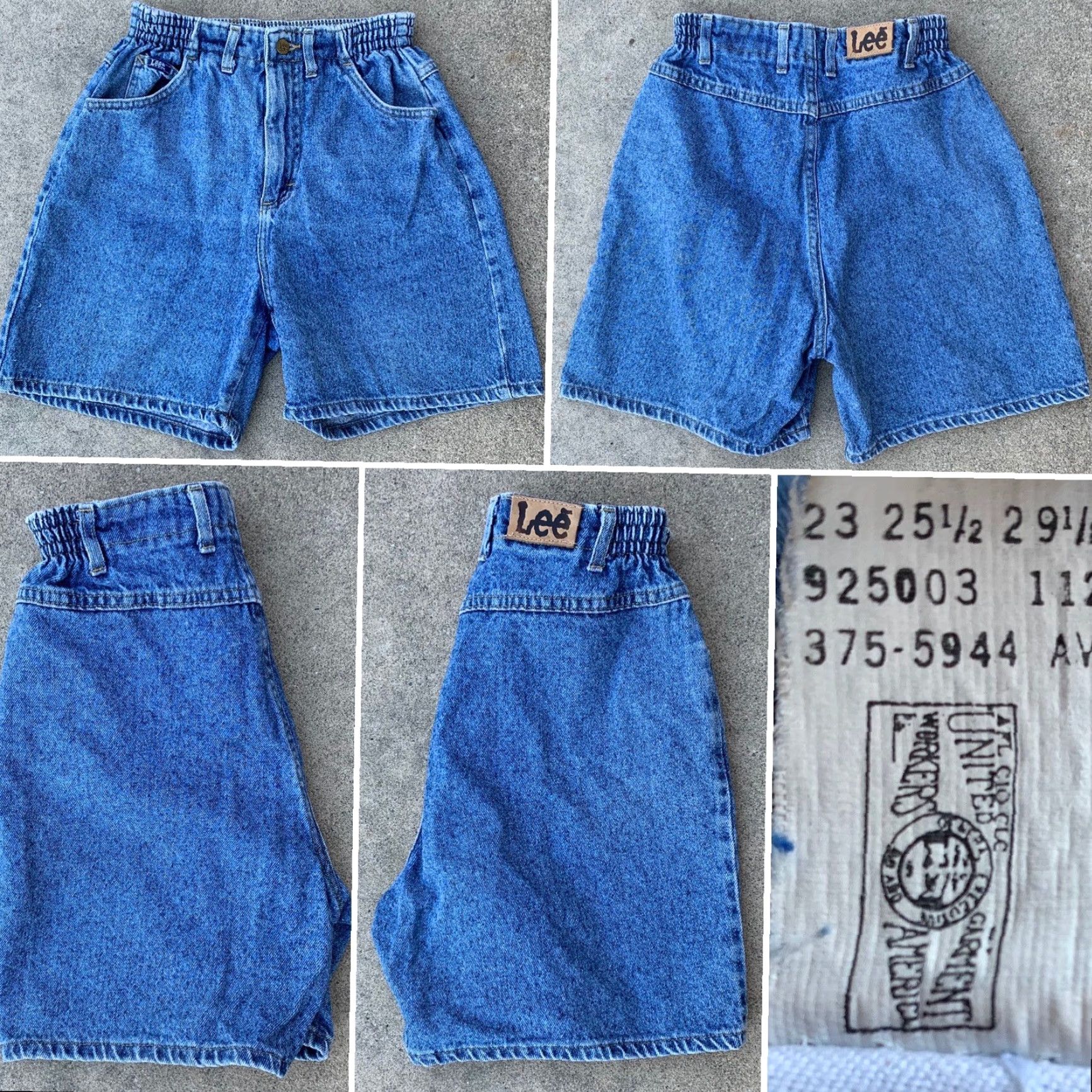 Lee VINTAGE Lee Jeans High Waist Denim Union Made USA 6P 25” To 26” Waist Petites Blue Denim Shorts Shirt? Size M / US 6-8 / IT 42-44 - 4 Thumbnail