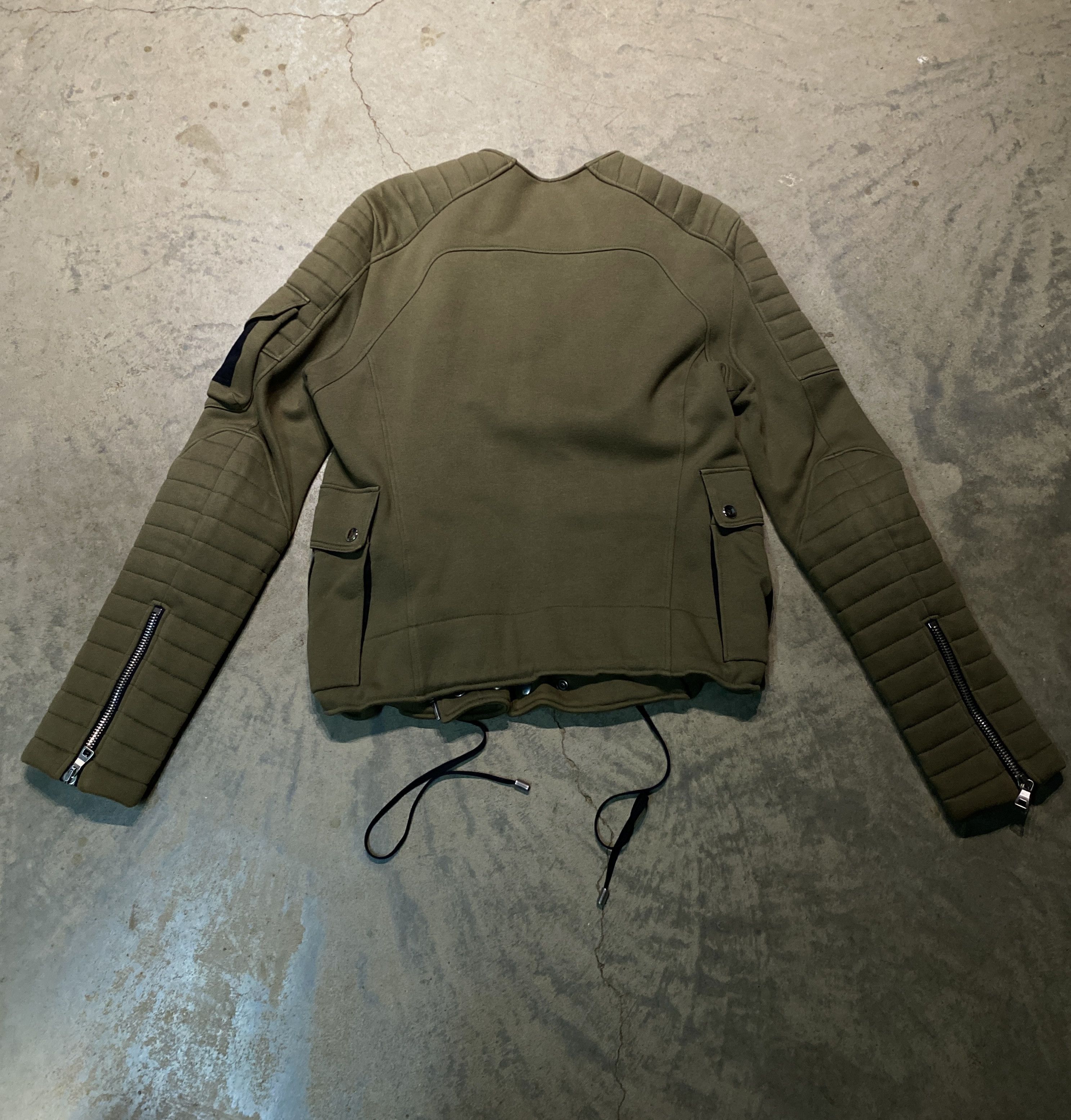 Balmain Balmain Multi-Pocket Suede Moto Jacket by Decarnin Size US L / EU 52-54 / 3 - 5 Thumbnail