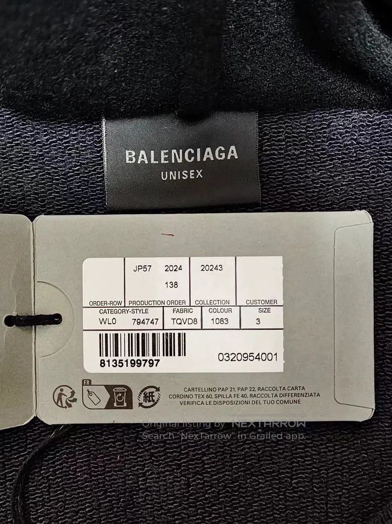 Balenciaga Balenciaga Mud Dyed Zip. Size US M / EU 48-50 / 2 - 4 Thumbnail