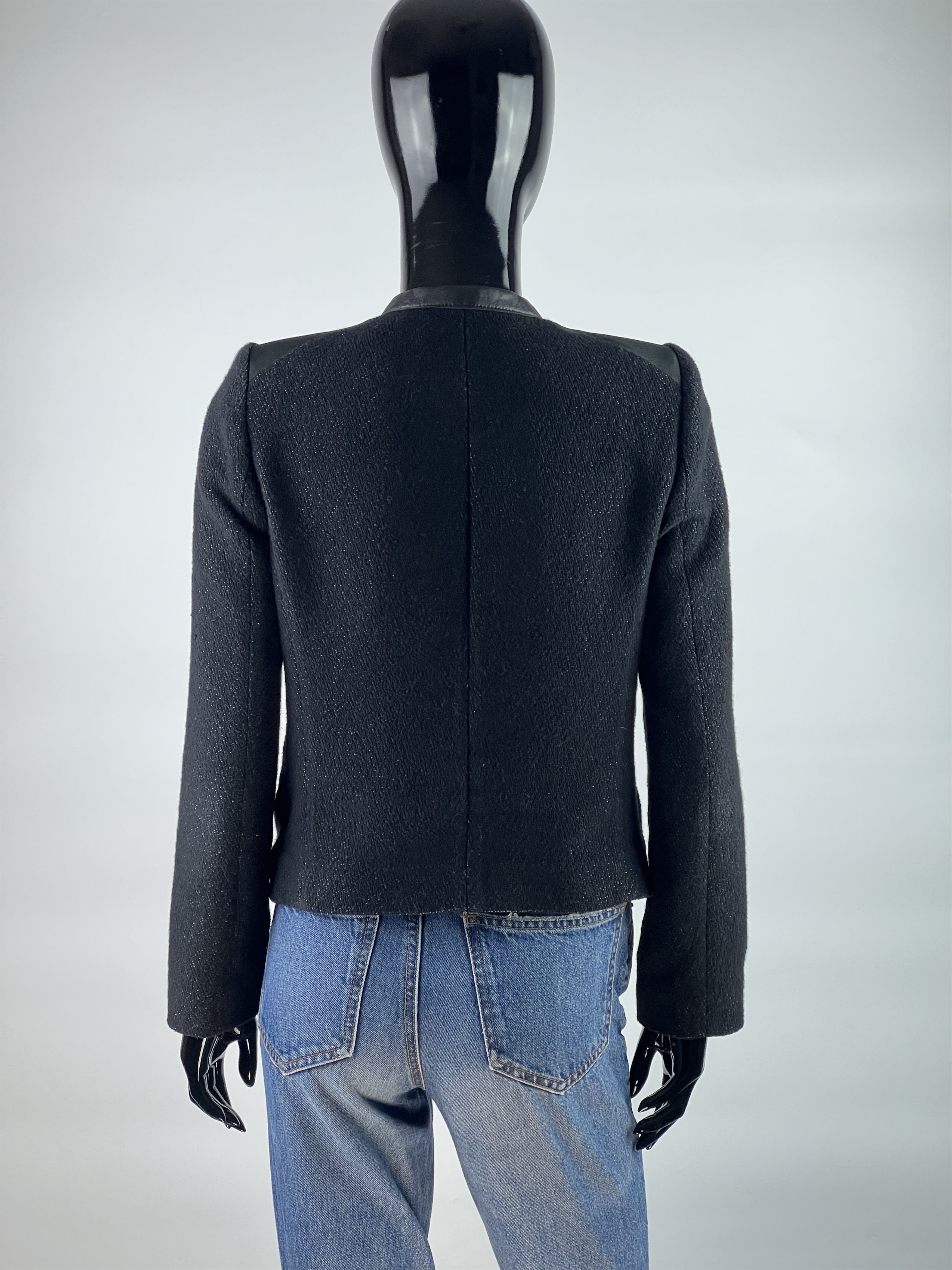 Zadig & Voltaire Zadig & Voltaire Deluxe Jacket Women's Size 38 Leather Trim Size XS / US 0-2 / IT 36-38 - 3 Thumbnail